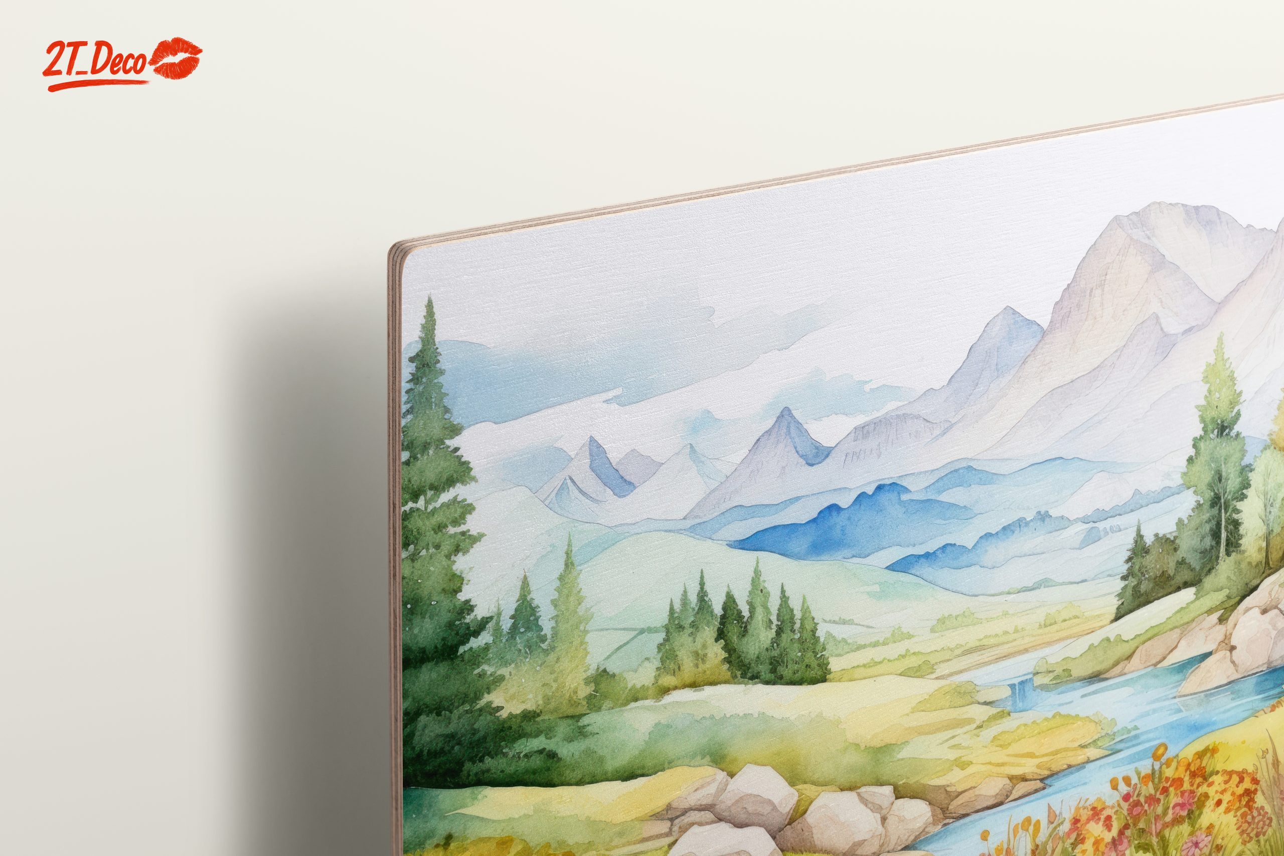 Serene Nature Landscape with Mountains and River 3 - Image 15