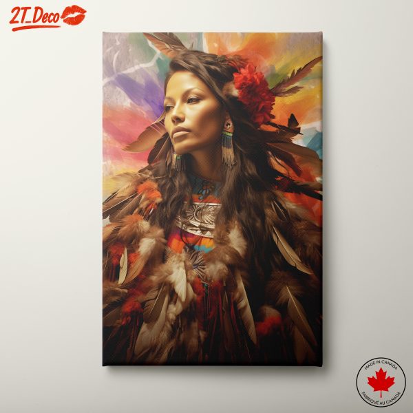 Vibrant Abstract Cultural Portrait