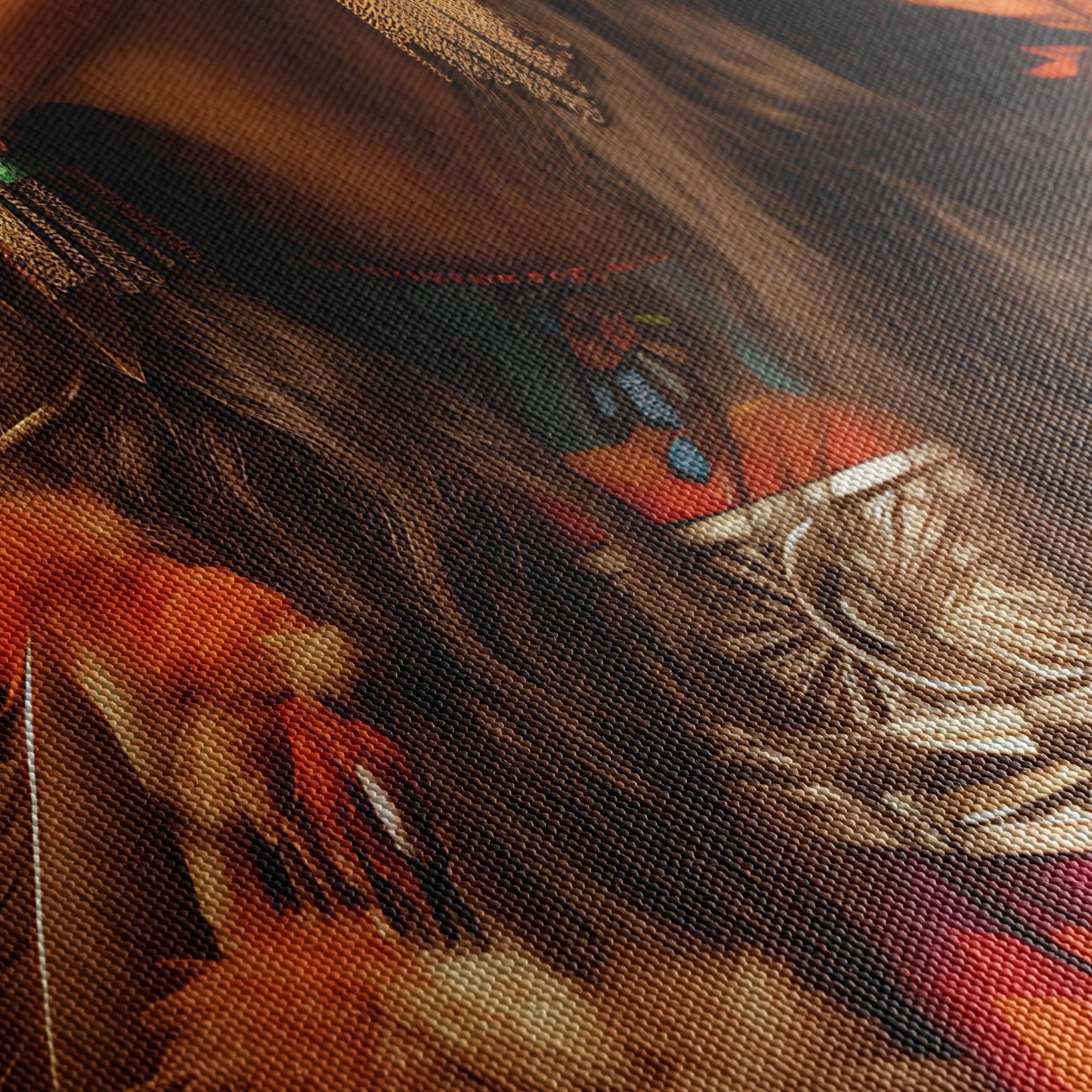 Vibrant Abstract Cultural Portrait - Image 5