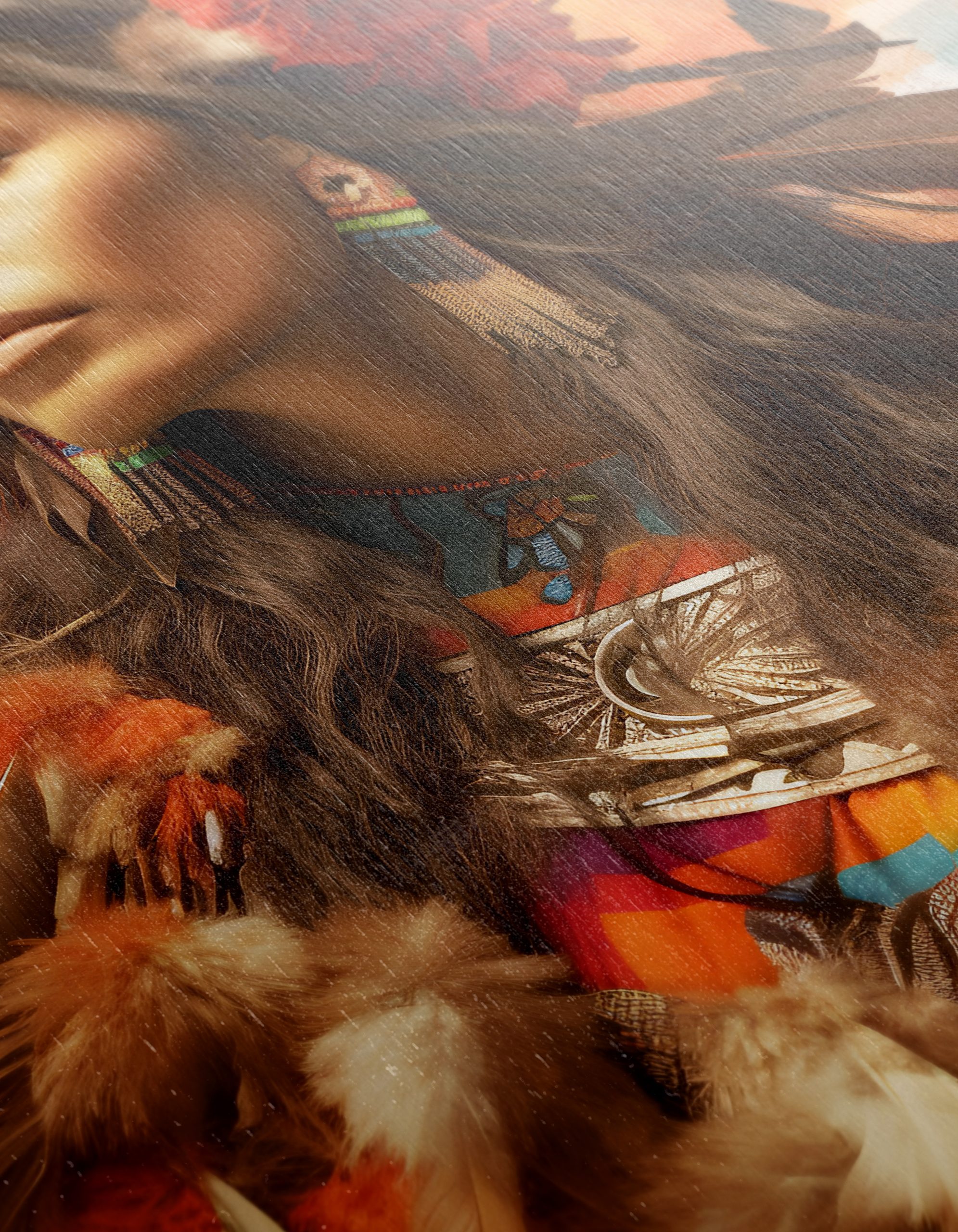 Vibrant Abstract Cultural Portrait - Image 12