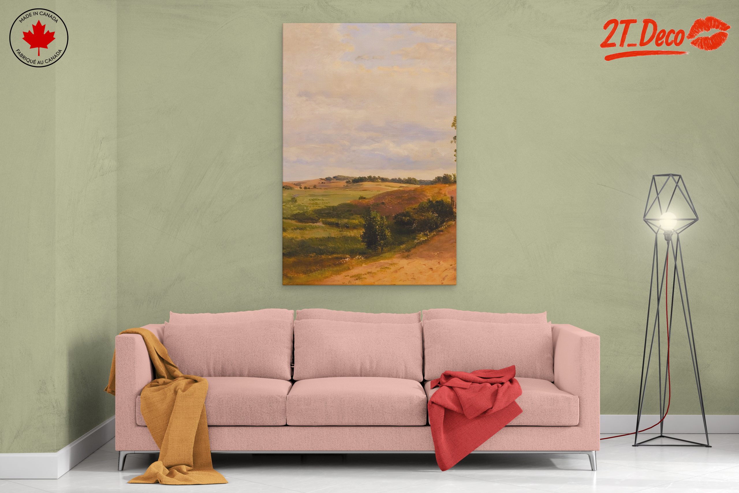 Serene Nature Landscape Featuring Rolling Hills - Image 2