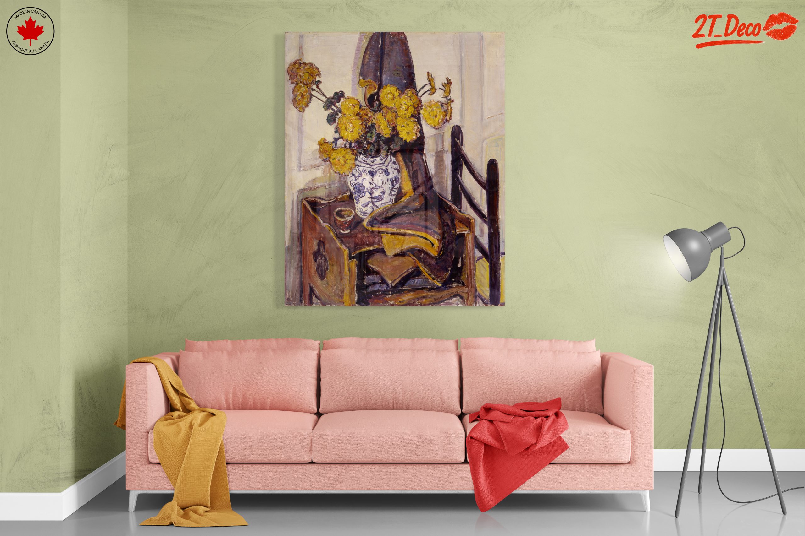 Vibrant Floral Arrangement in Vase 2 - Image 7