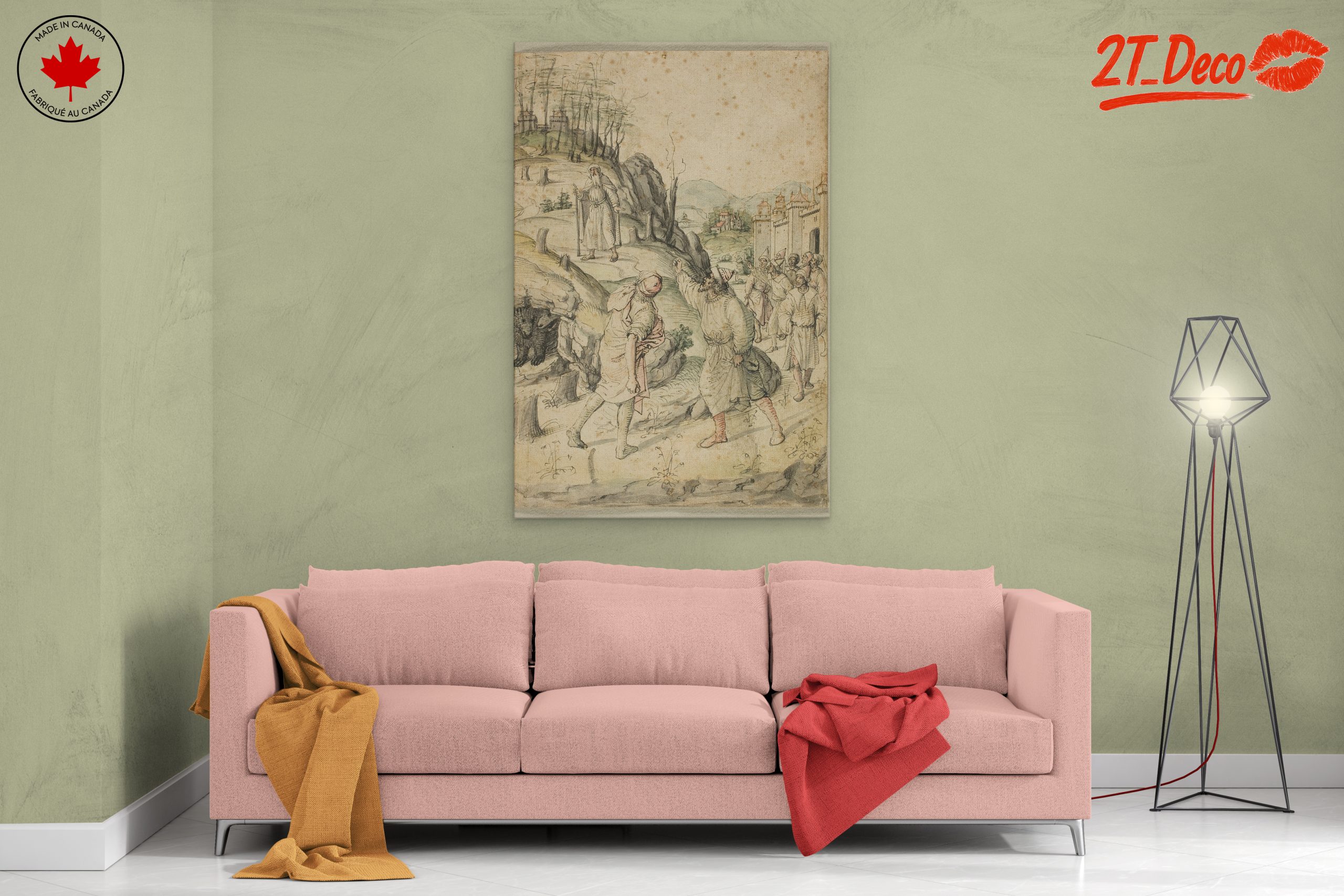 Historical Scene with Characters and Landscape - Image 2
