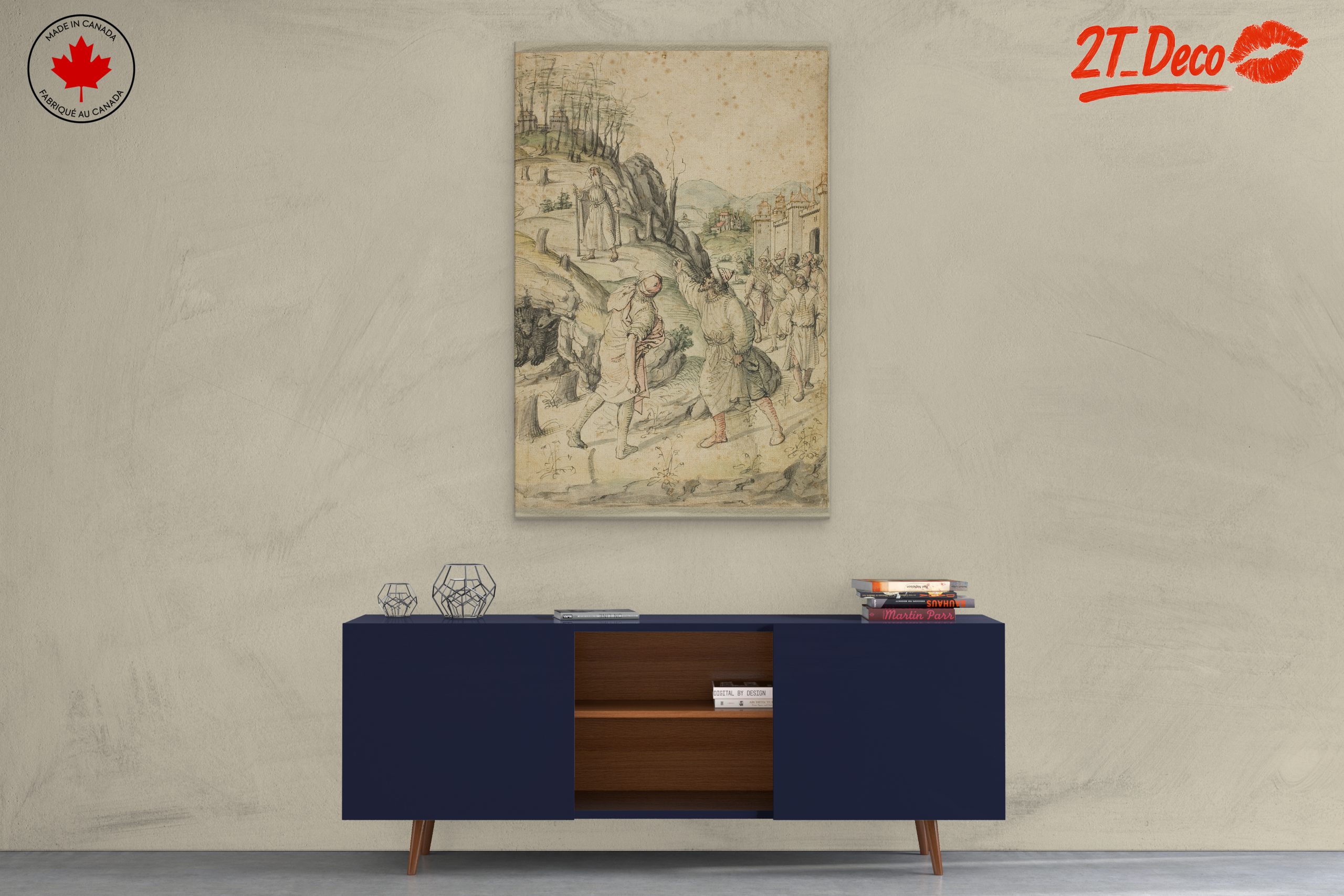 Historical Scene with Characters and Landscape - Image 3