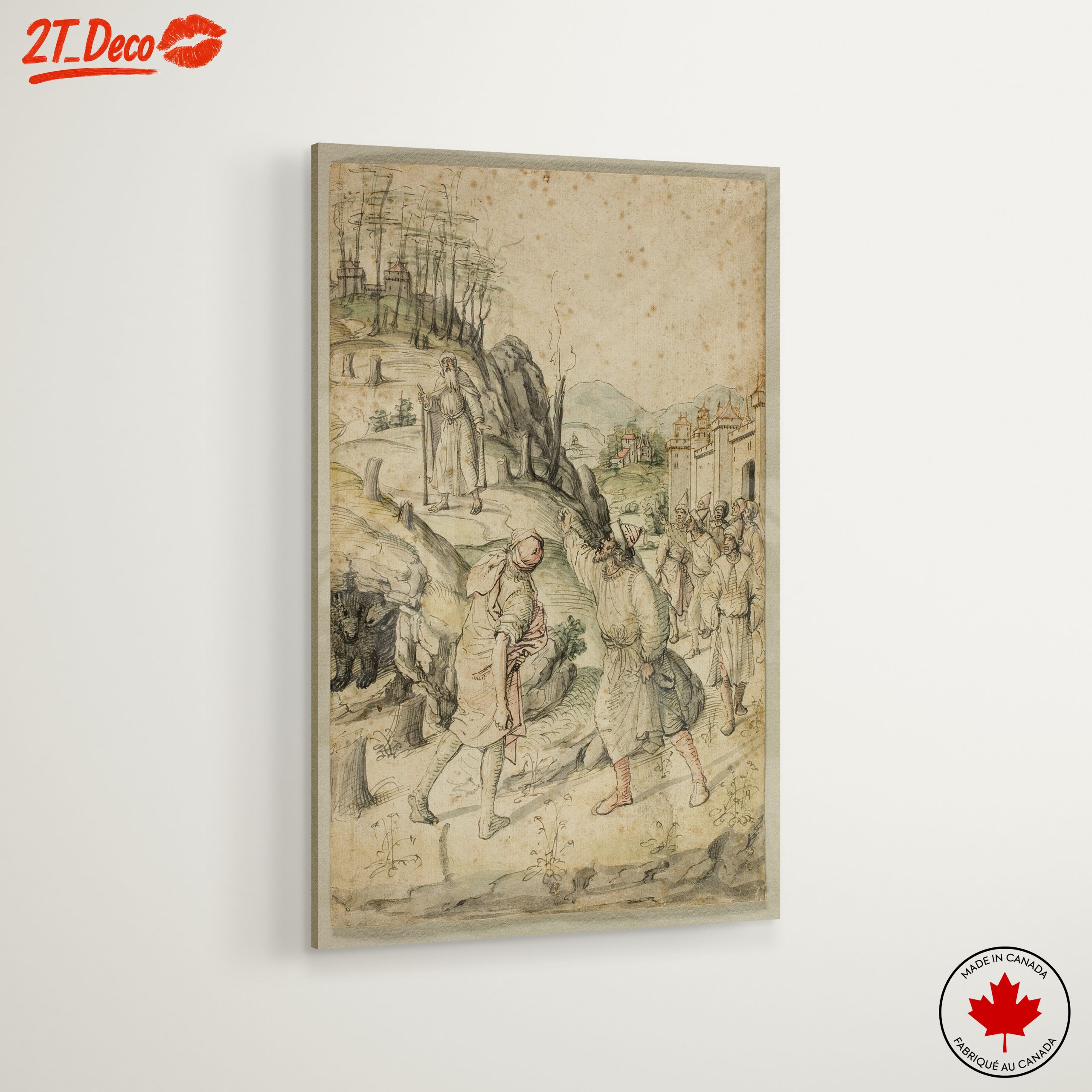 Historical Scene with Characters and Landscape - Image 6