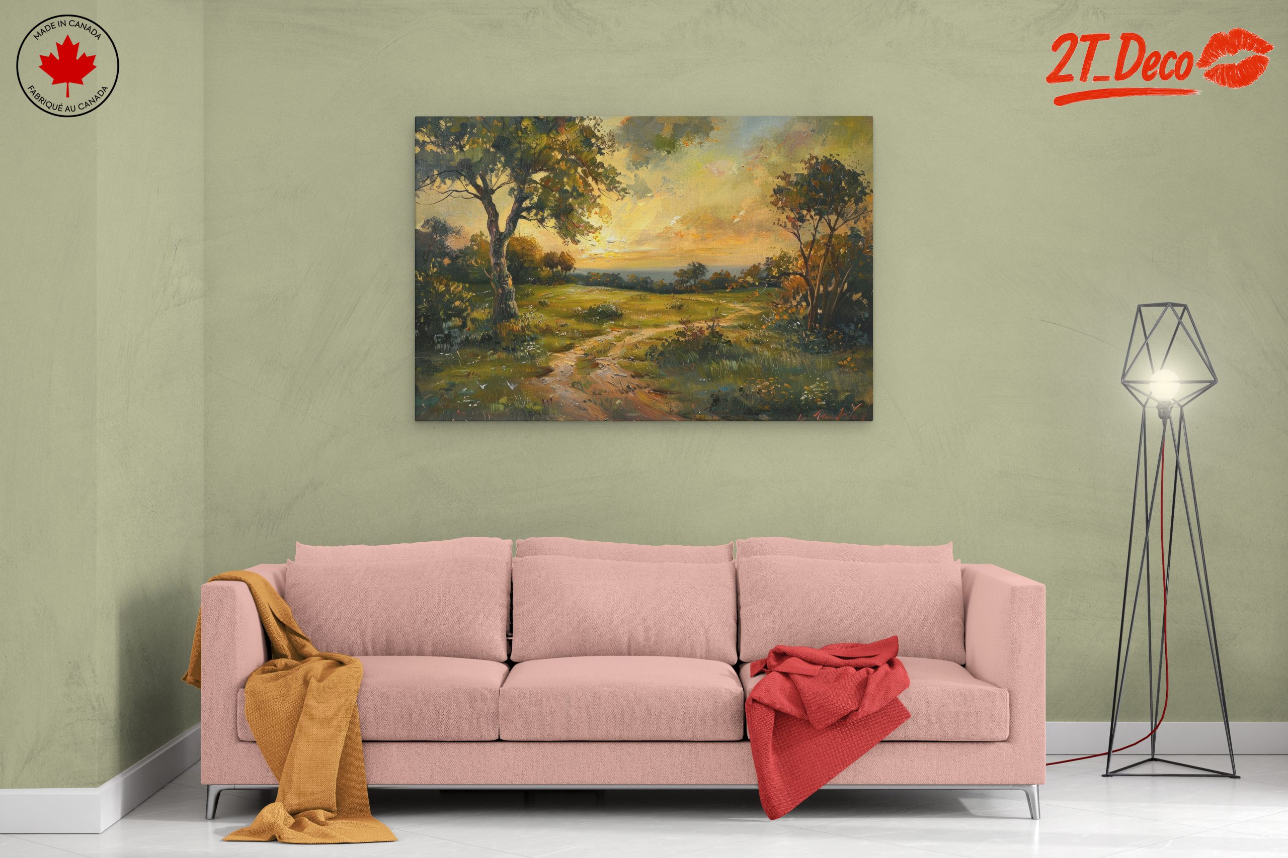 Tranquil Nature Landscape at Sunset - Image 2