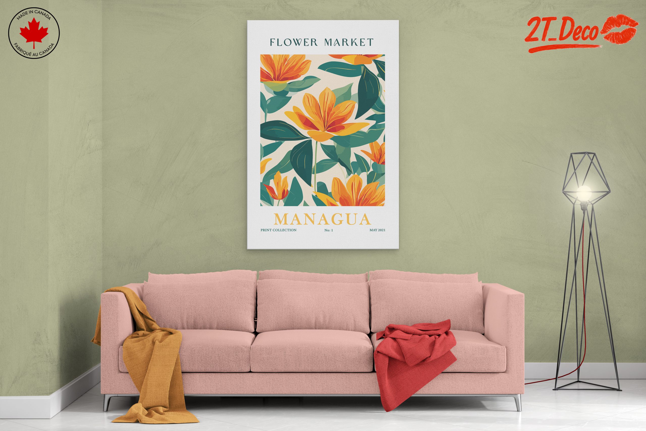 Vibrant Botanical Flower Art 2 - Image 2