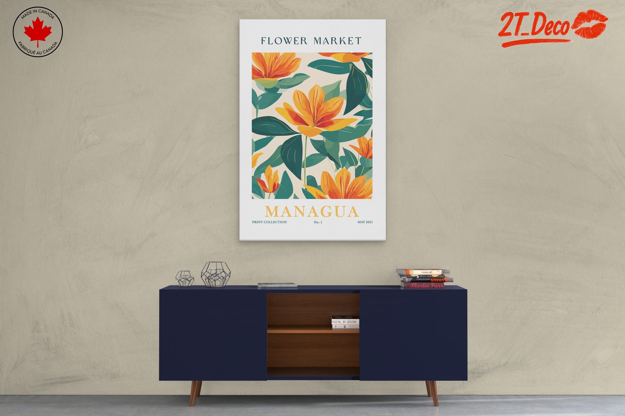 Vibrant Botanical Flower Art 2 - Image 3