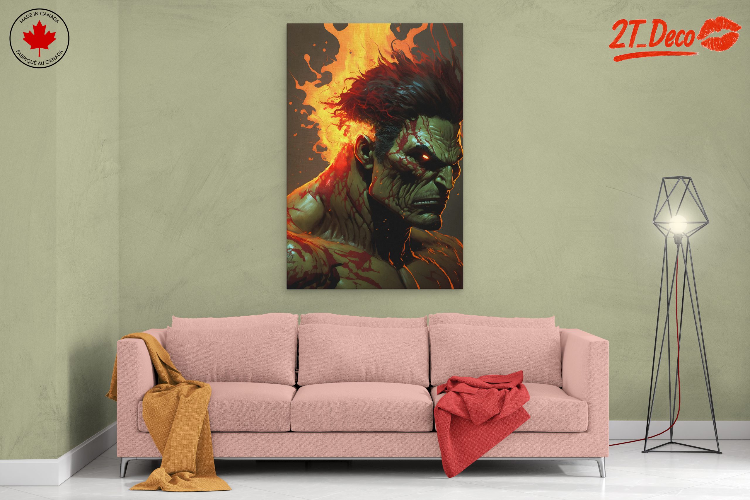 Intense Character Art Featuring Explosive Elements - Image 2