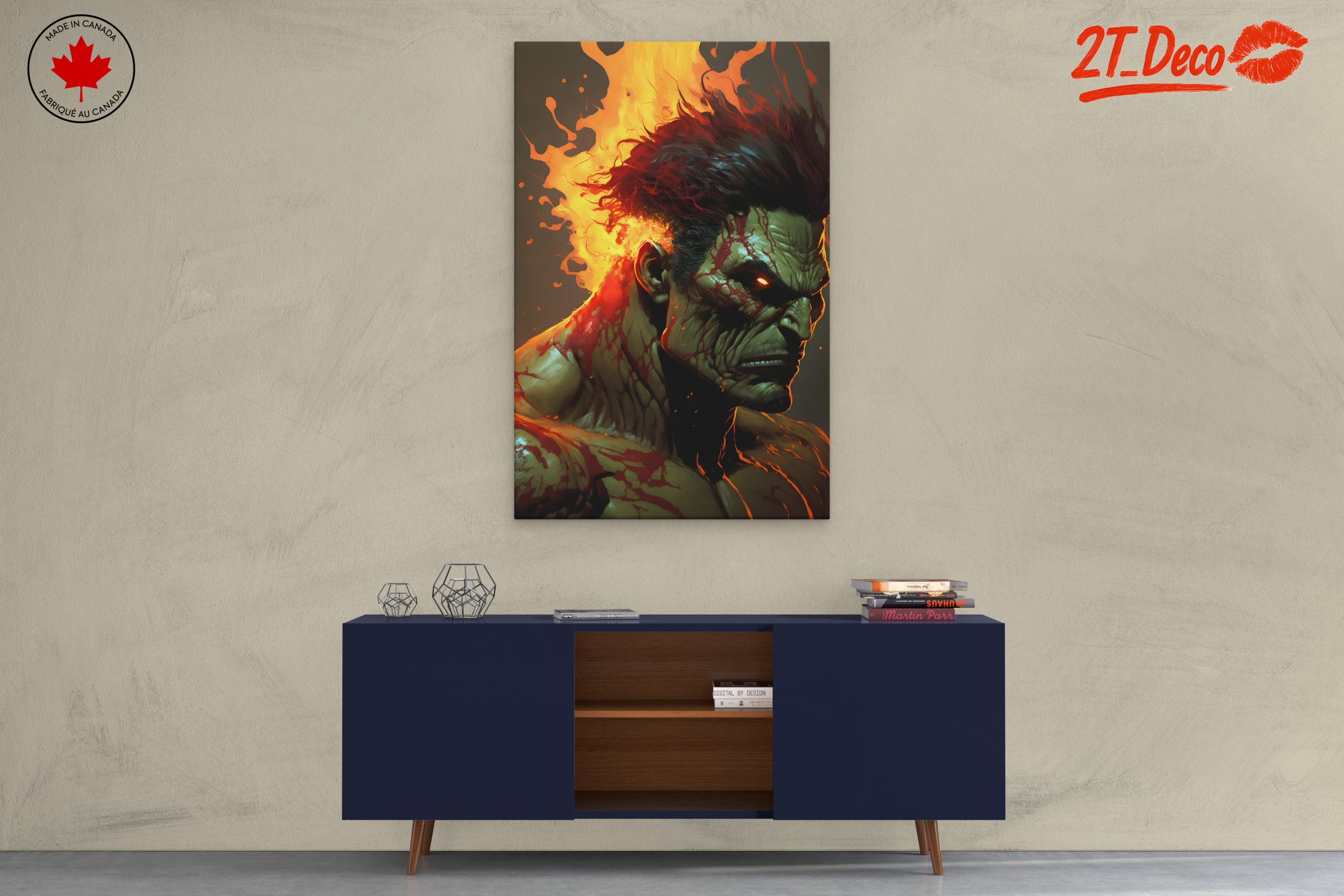 Intense Character Art Featuring Explosive Elements - Image 3
