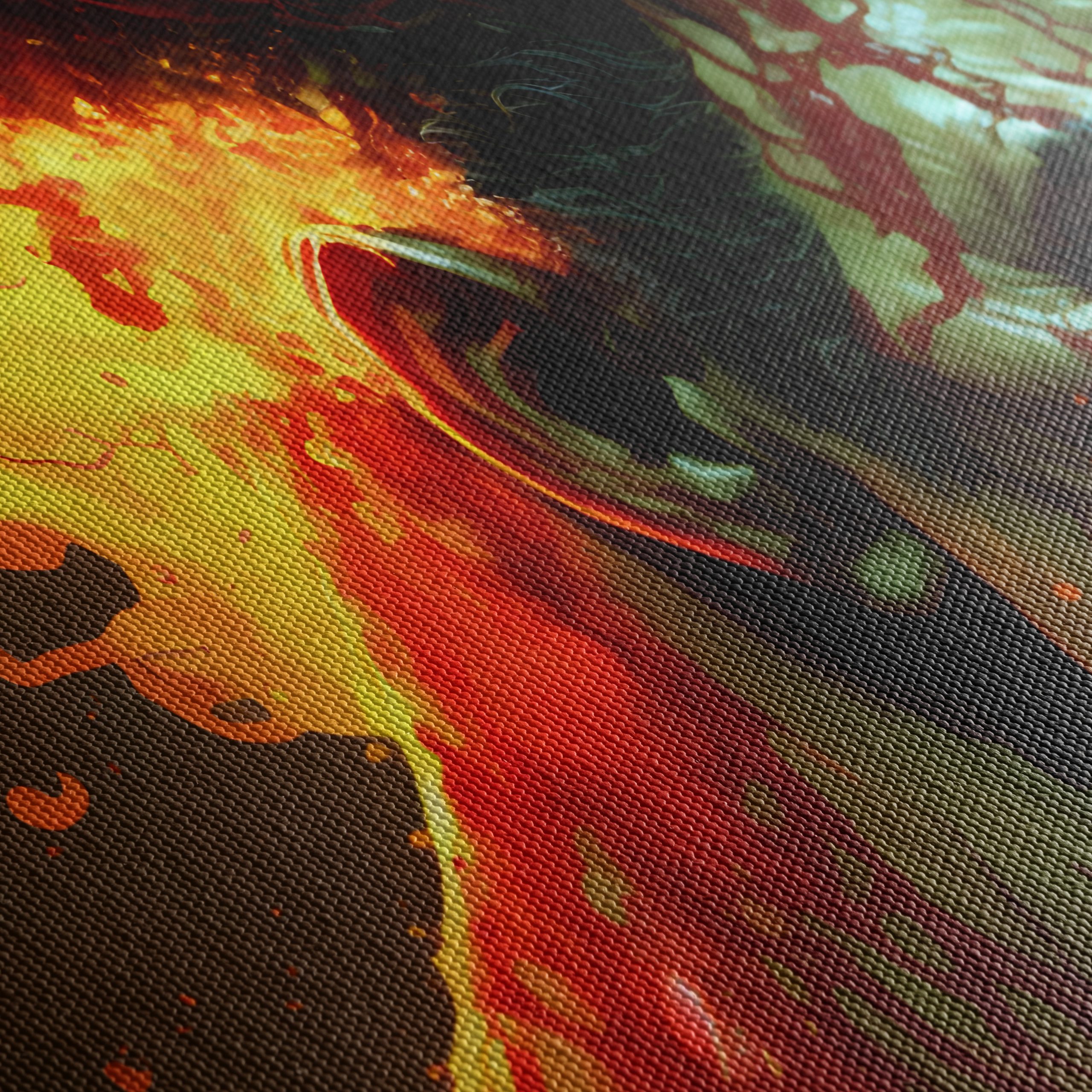 Intense Character Art Featuring Explosive Elements - Image 5
