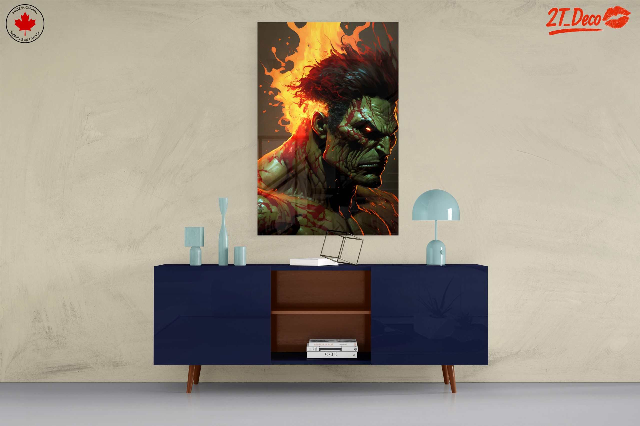 Intense Character Art Featuring Explosive Elements - Image 8