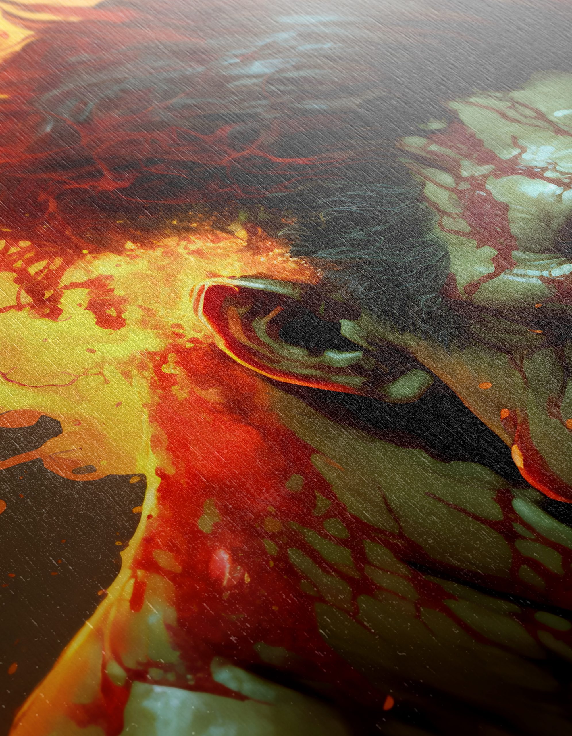 Intense Character Art Featuring Explosive Elements - Image 12