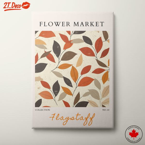 Flower Market Leaves Art