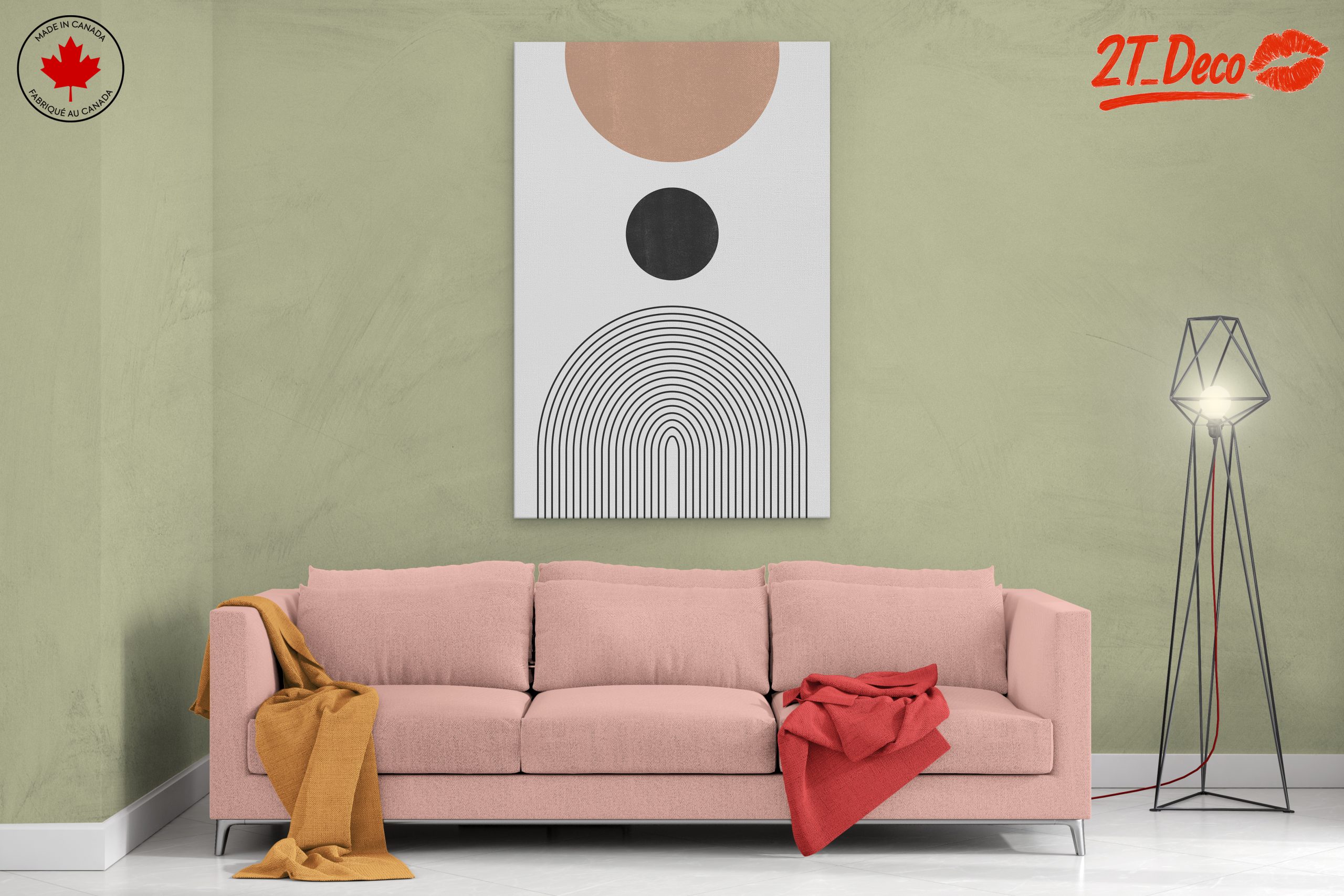 Modern Geometric Abstract Wall Art 7 - Image 2