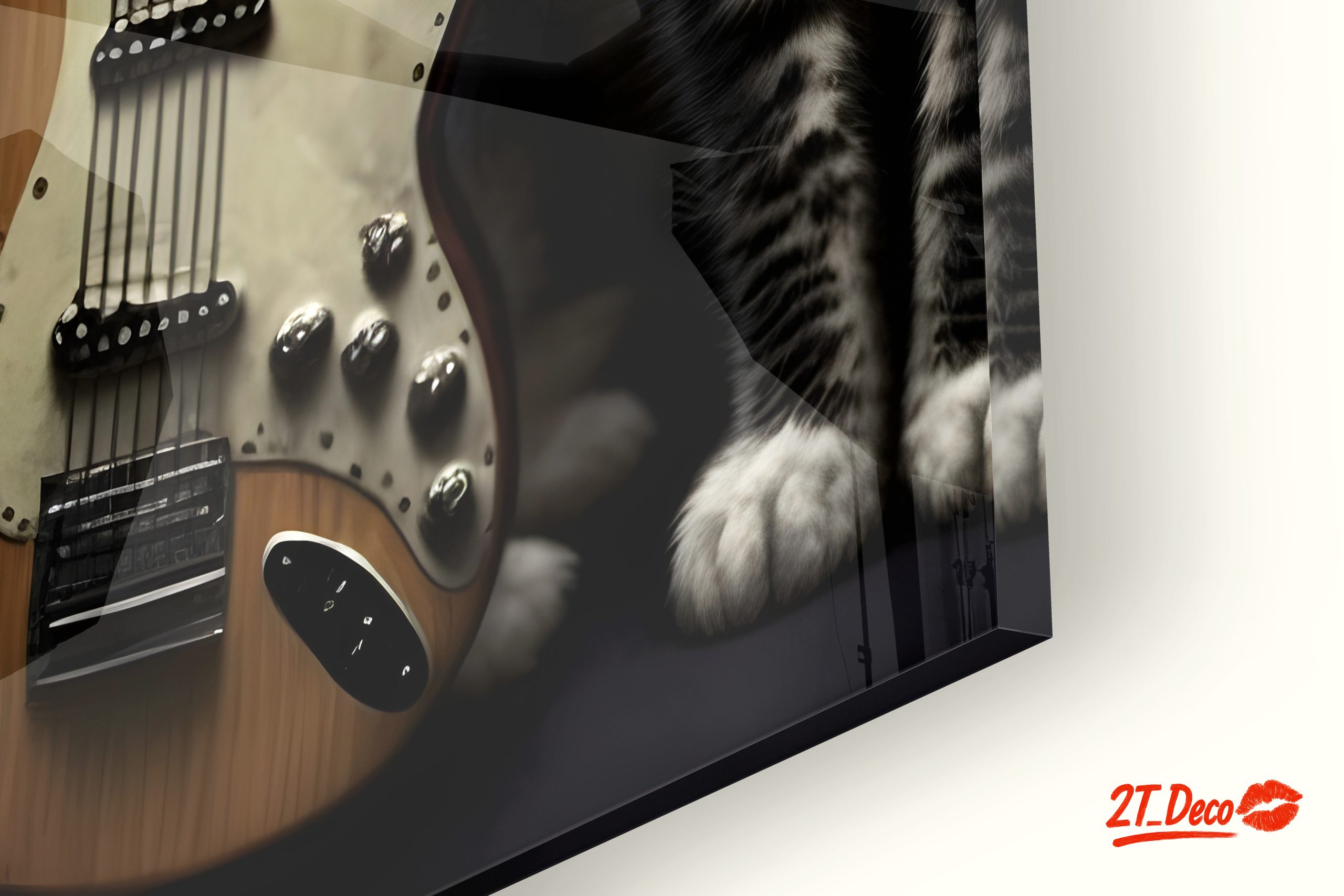 Cool Cats with Guitars Art - Image 9