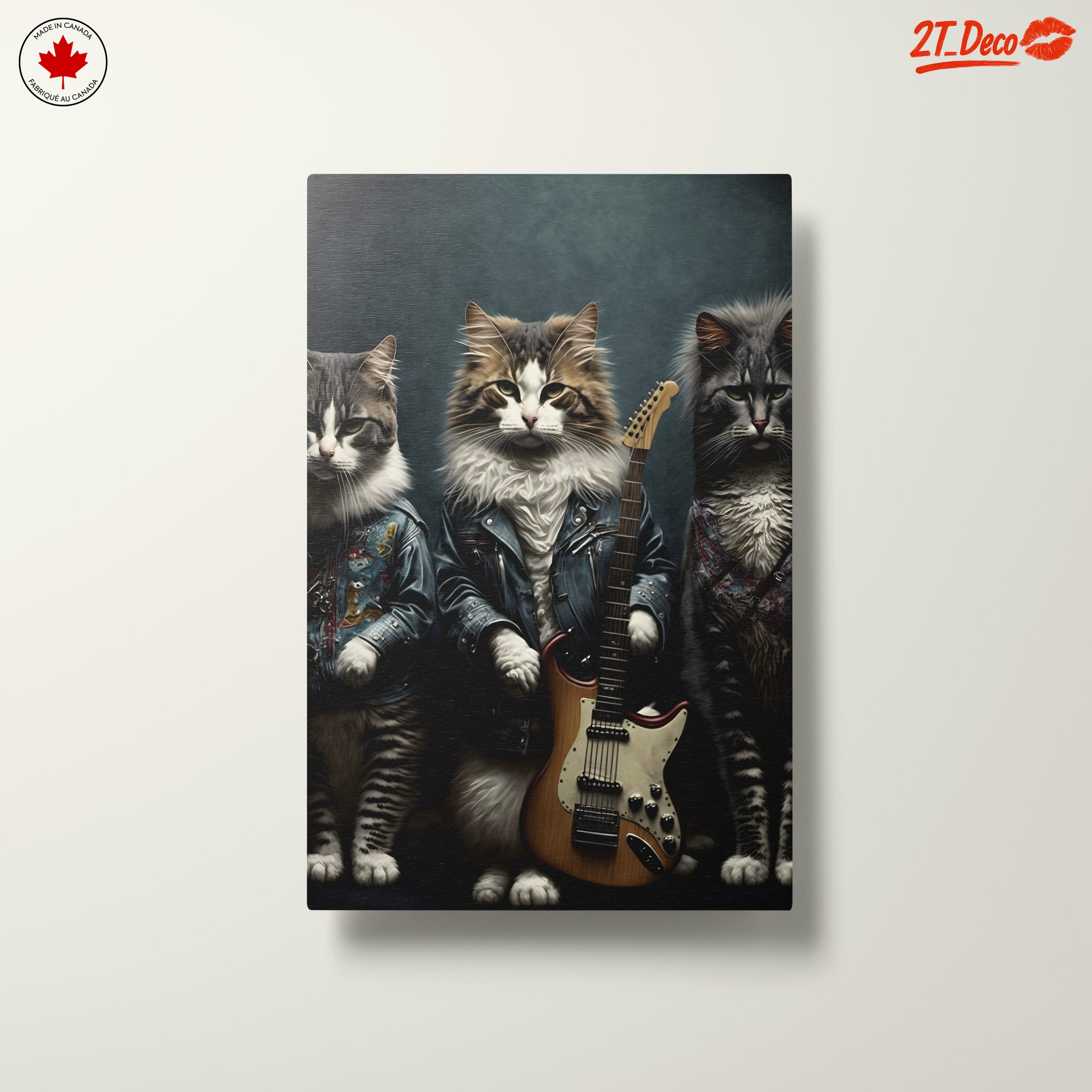 Cool Cats with Guitars Art - Image 10