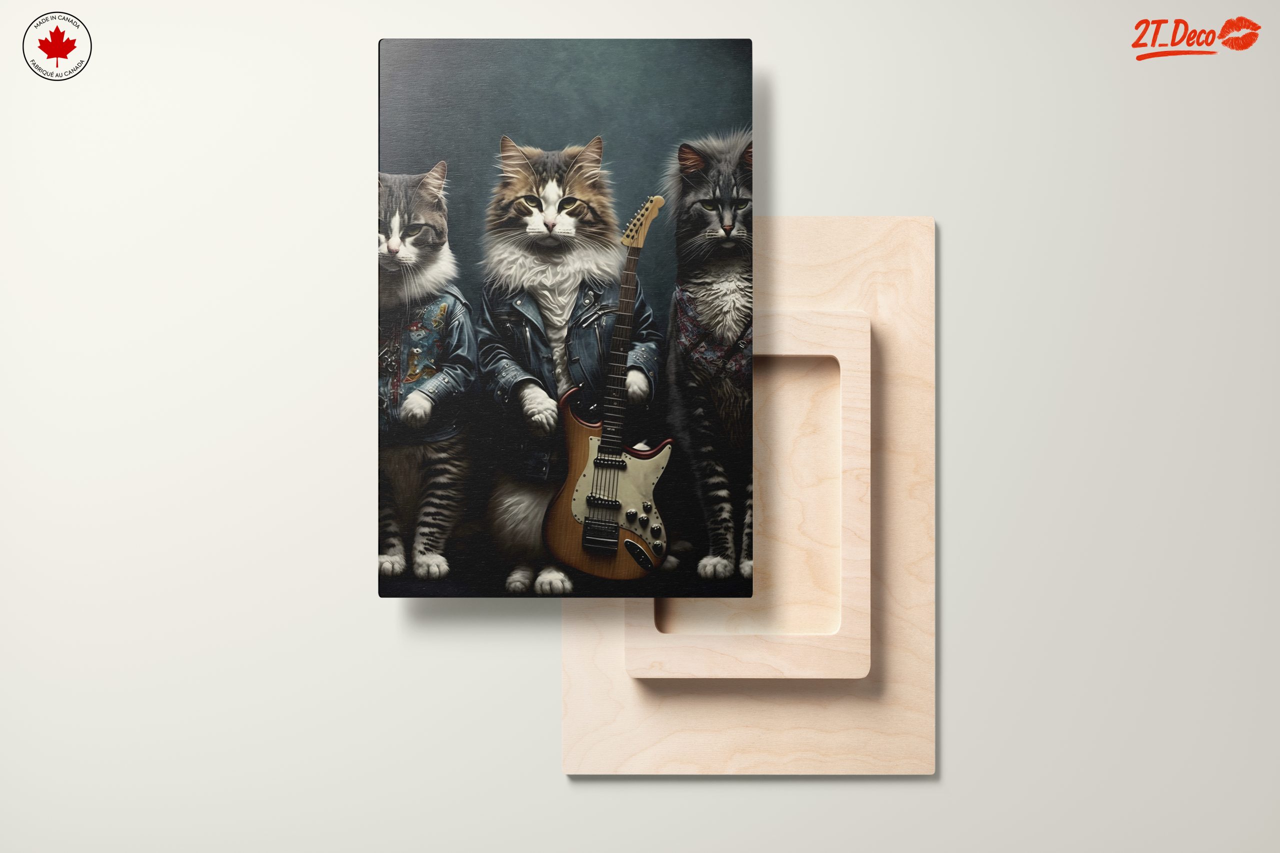 Cool Cats with Guitars Art - Image 11
