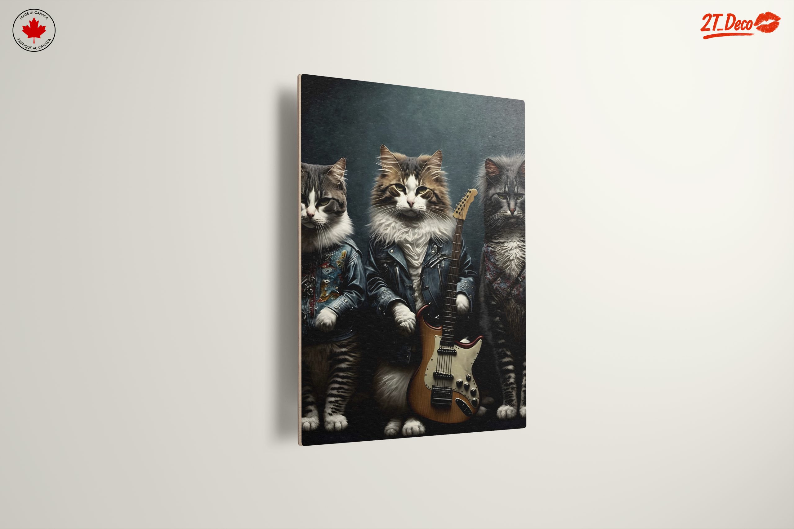 Cool Cats with Guitars Art - Image 13