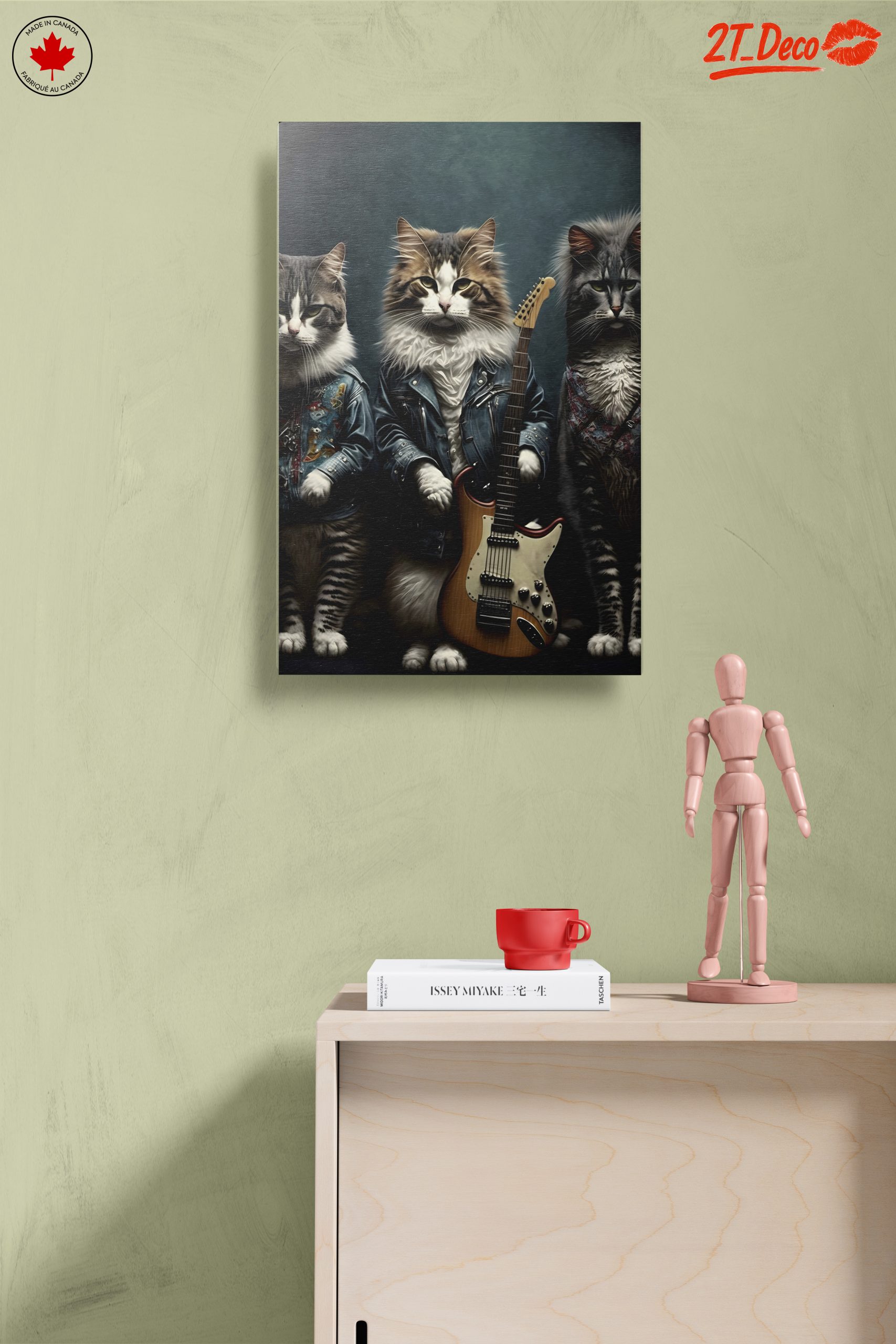 Cool Cats with Guitars Art - Image 14