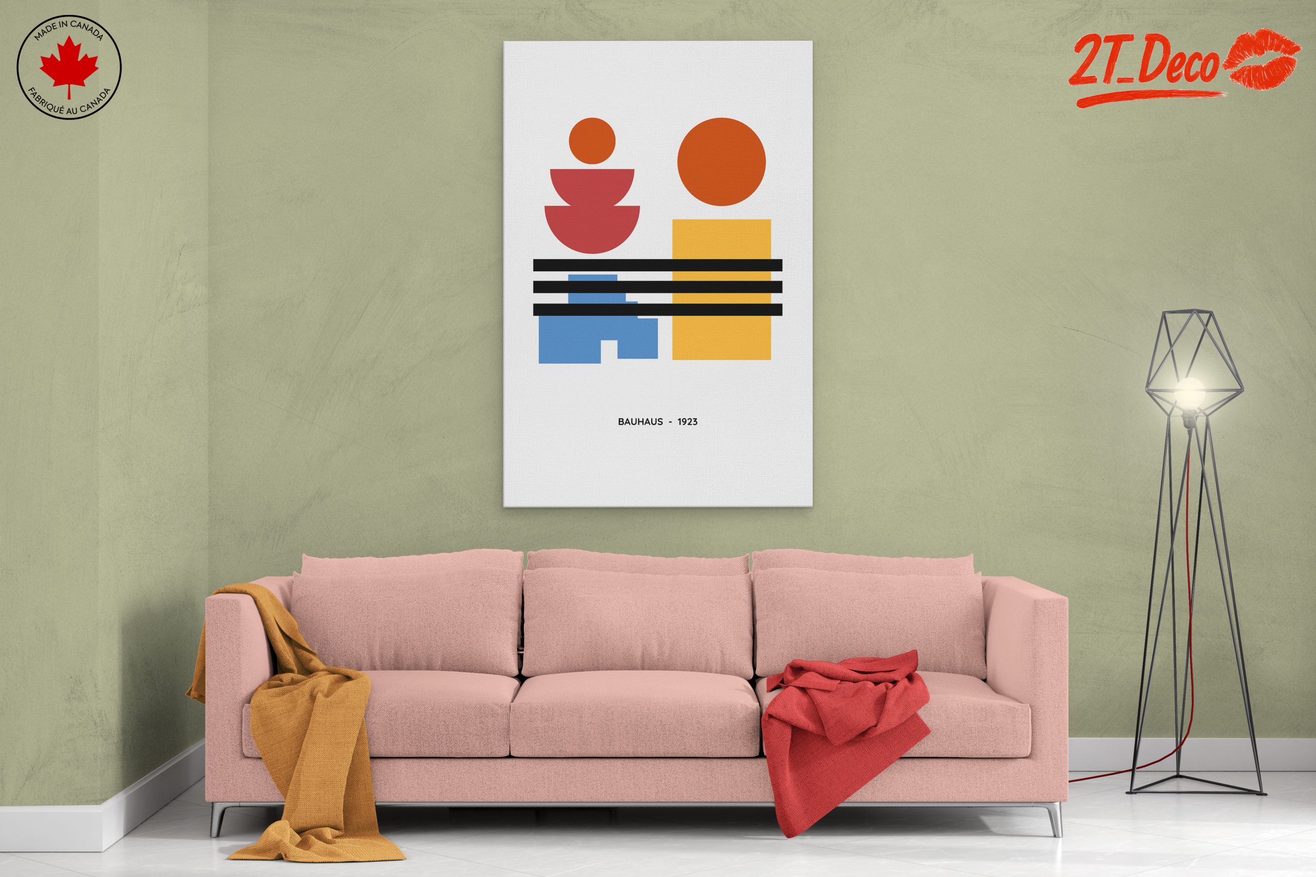 Bauhaus Geometric Art Print 2 - Image 2