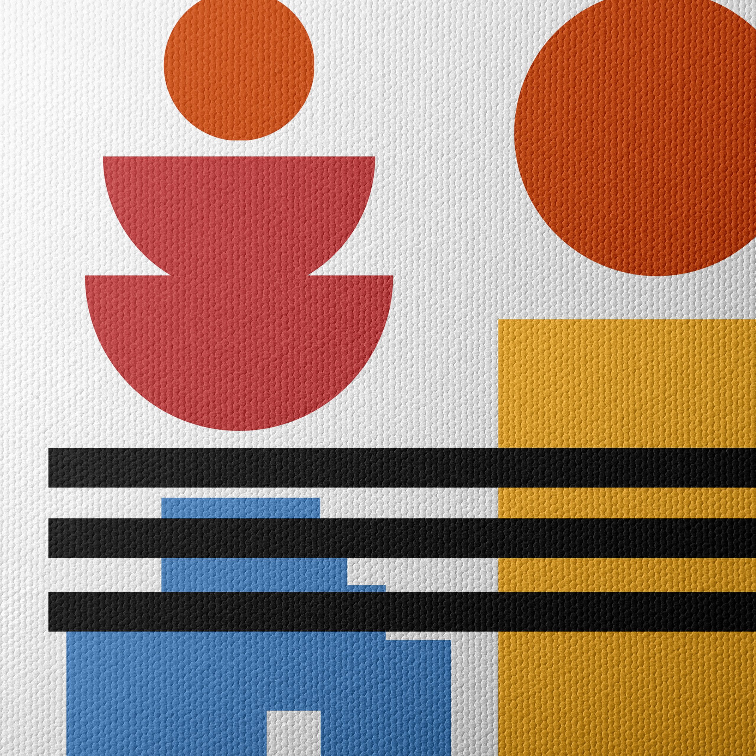 Bauhaus Geometric Art Print 2 - Image 4
