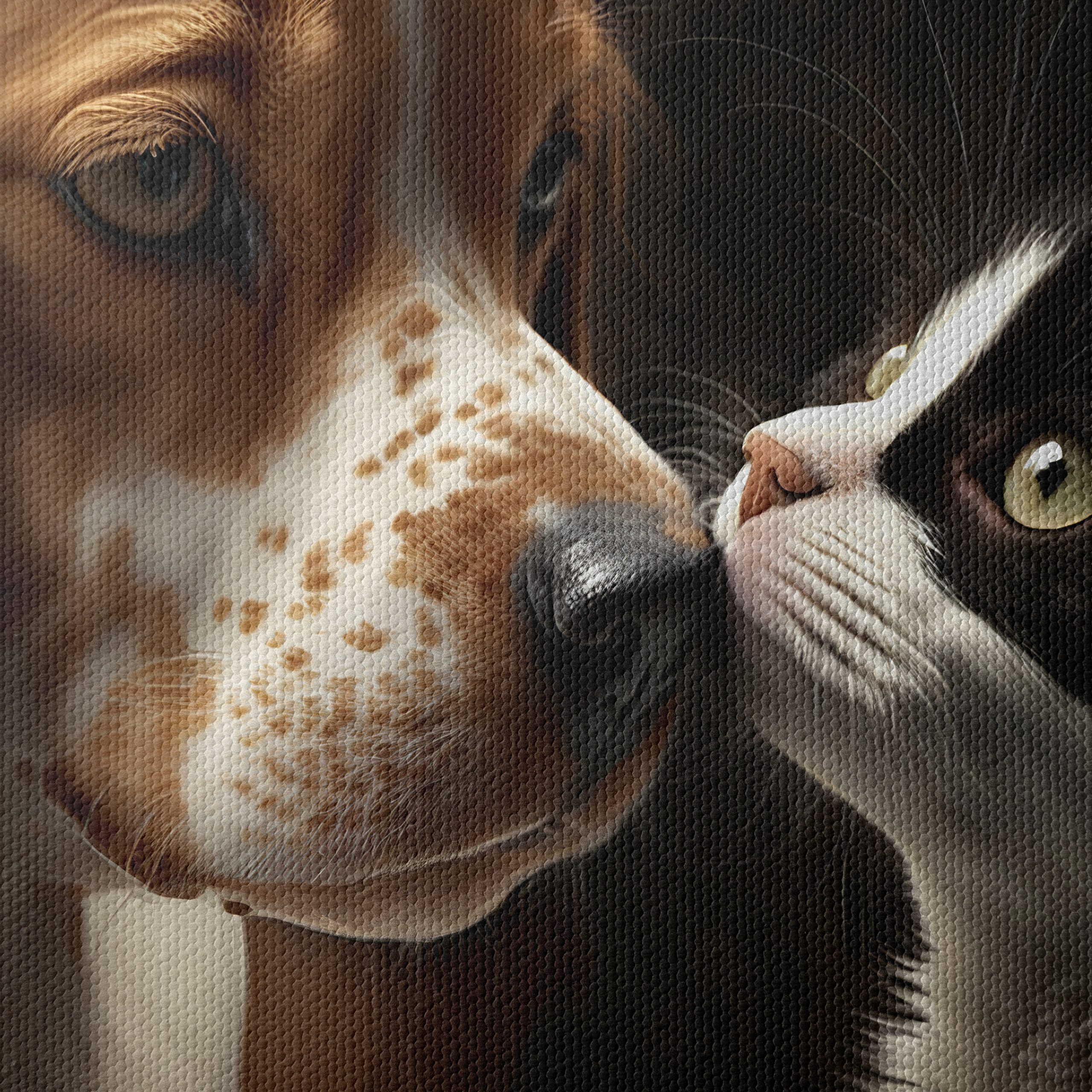 Affectionate Cat and Dog Portrait 2 - Image 4