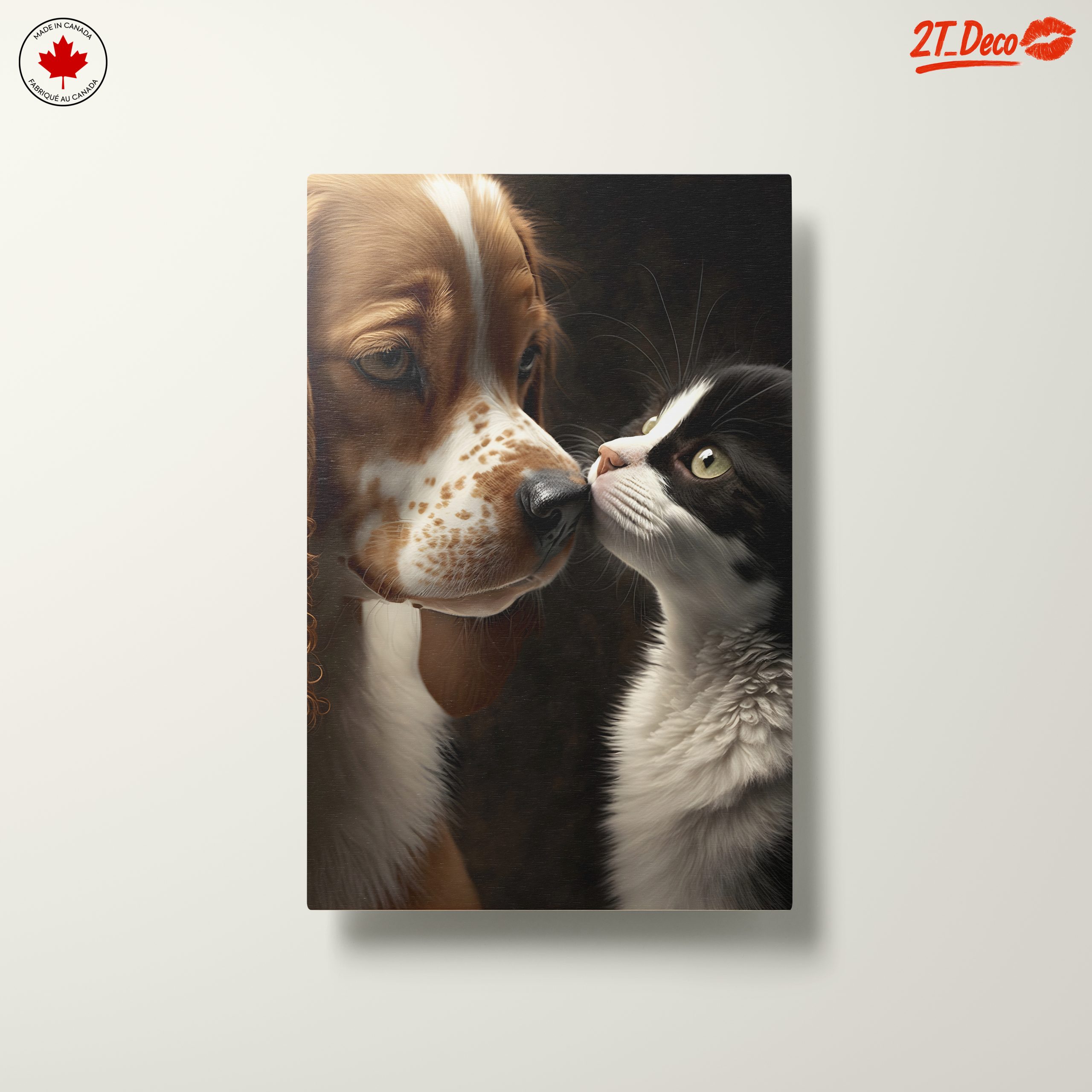 Affectionate Cat and Dog Portrait 2 - Image 10