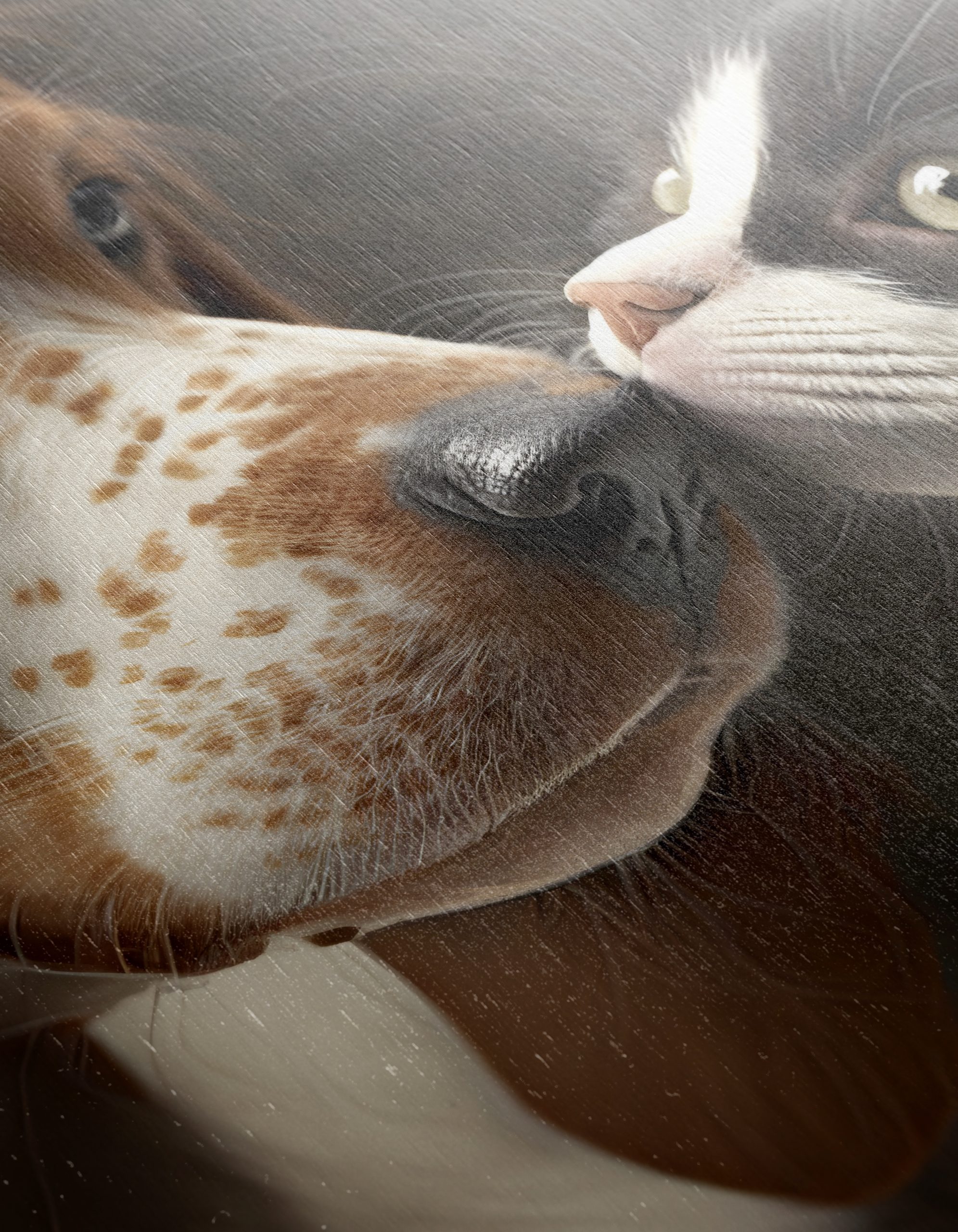 Affectionate Cat and Dog Portrait 2 - Image 12