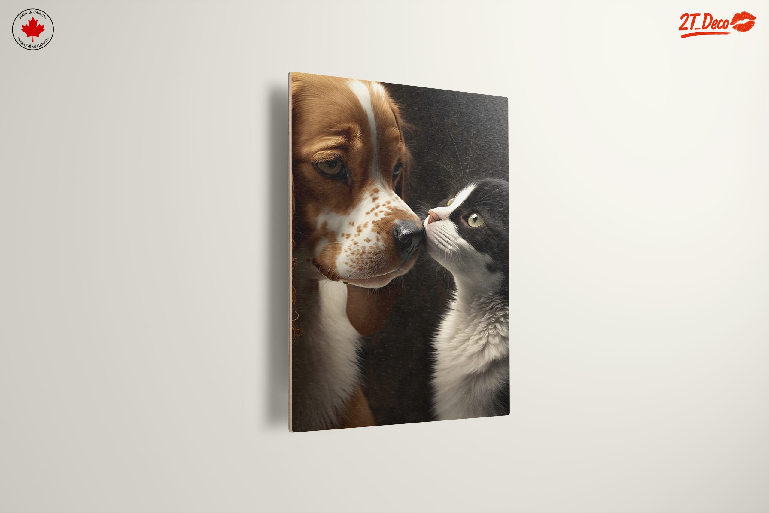 Affectionate Cat and Dog Portrait 2 - Image 13