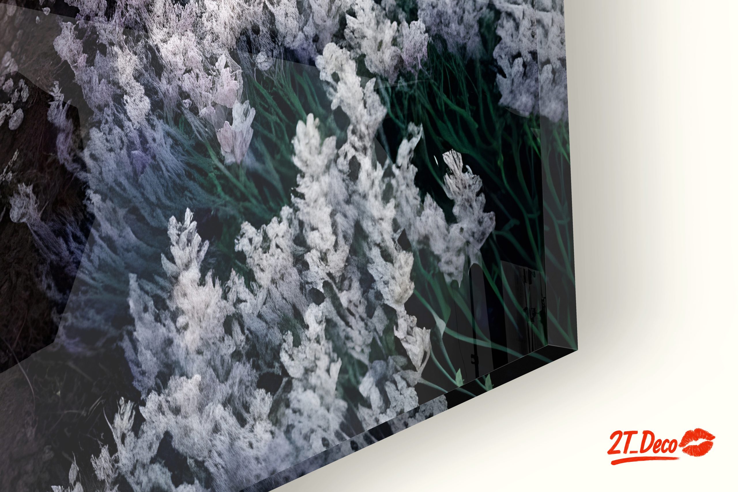 Vibrant Abstract Lavender Landscape - Image 9