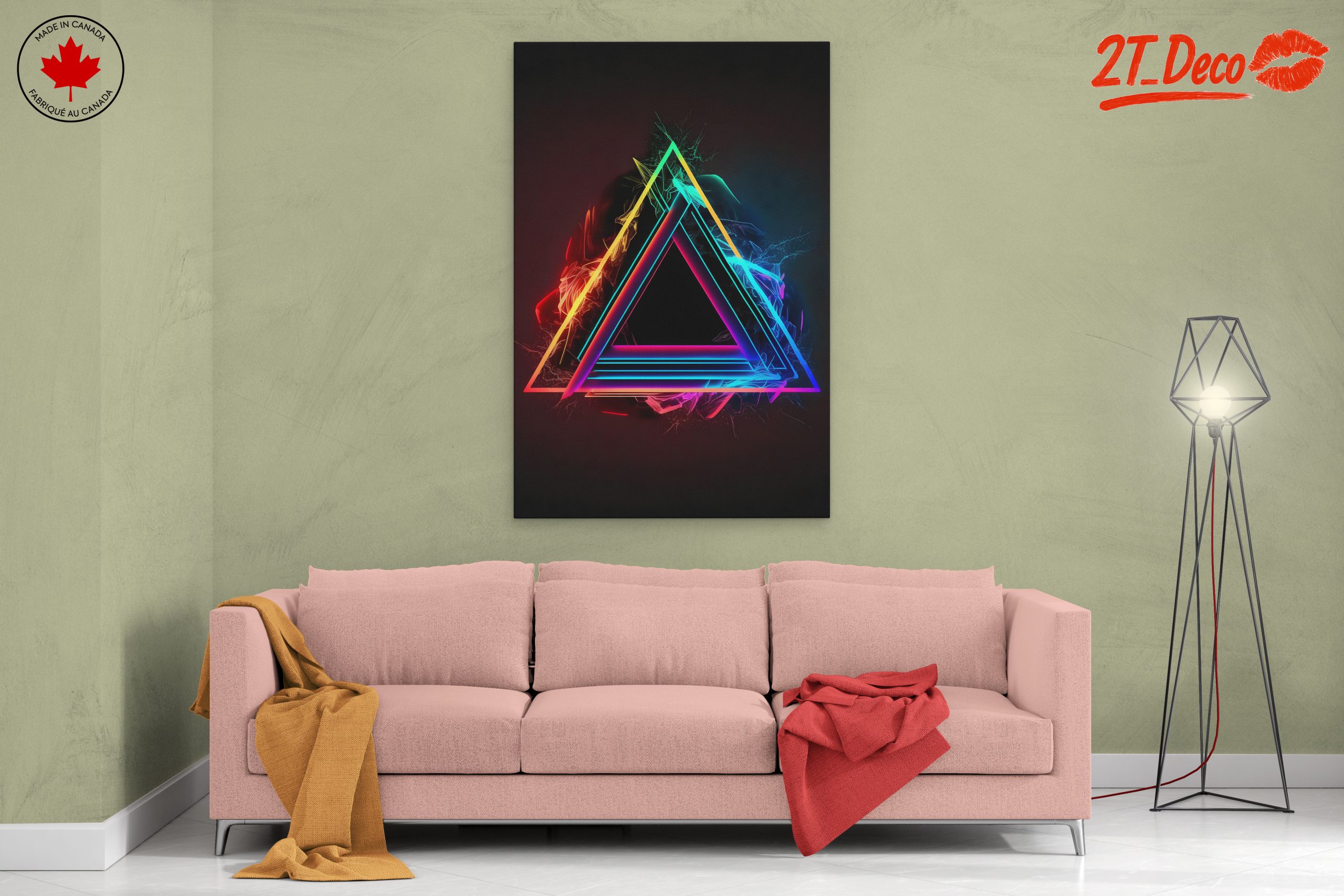 Vibrant Dynamic Abstract Art Piece 2 - Image 2