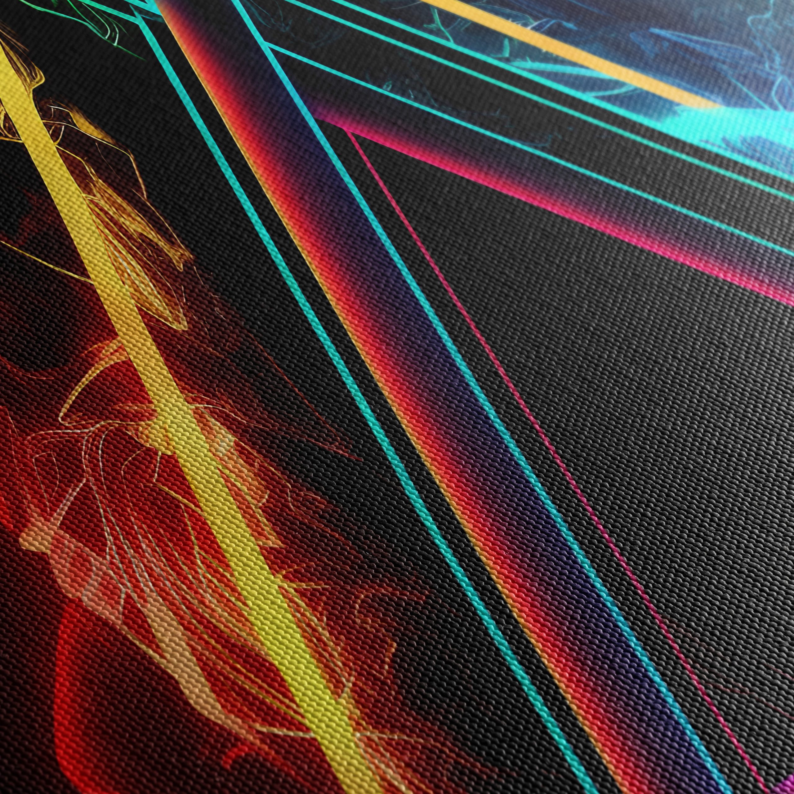 Vibrant Dynamic Abstract Art Piece 2 - Image 5