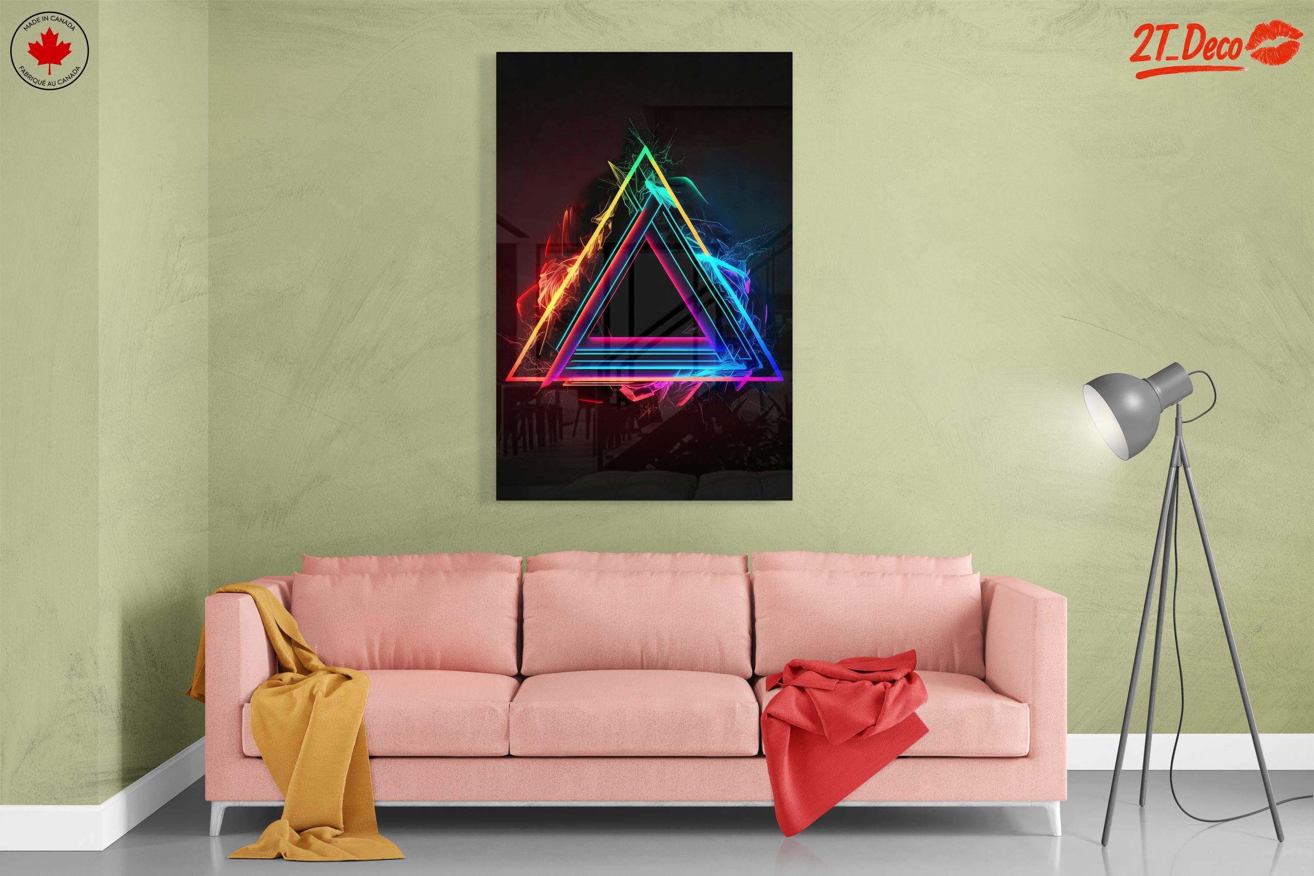 Vibrant Dynamic Abstract Art Piece 2 - Image 7