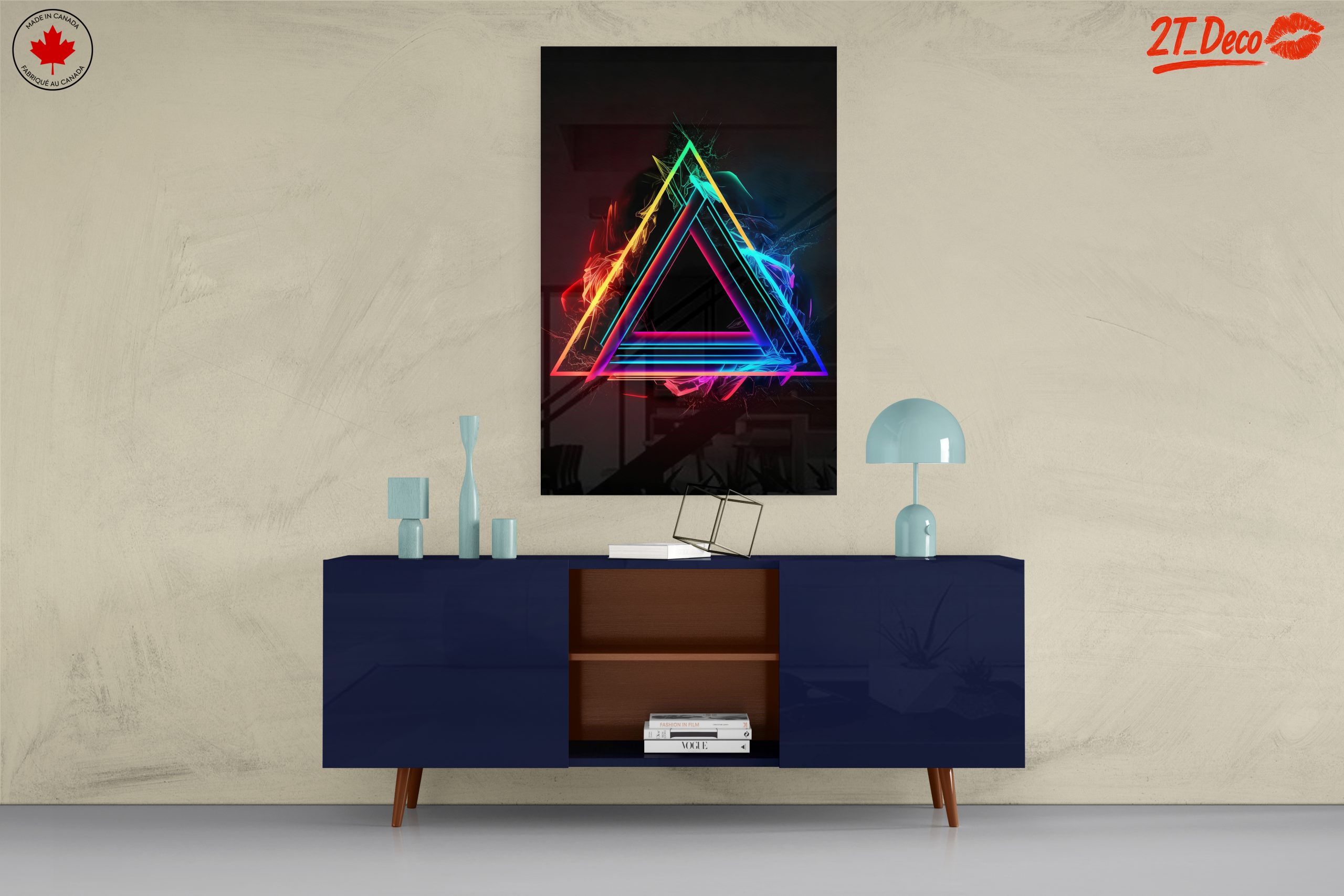 Vibrant Dynamic Abstract Art Piece 2 - Image 8