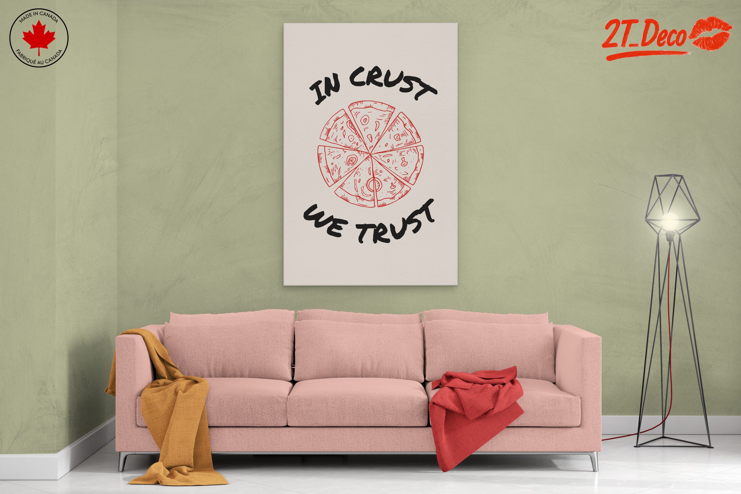 In Crust We Trust Pizza Artwork - Image 2