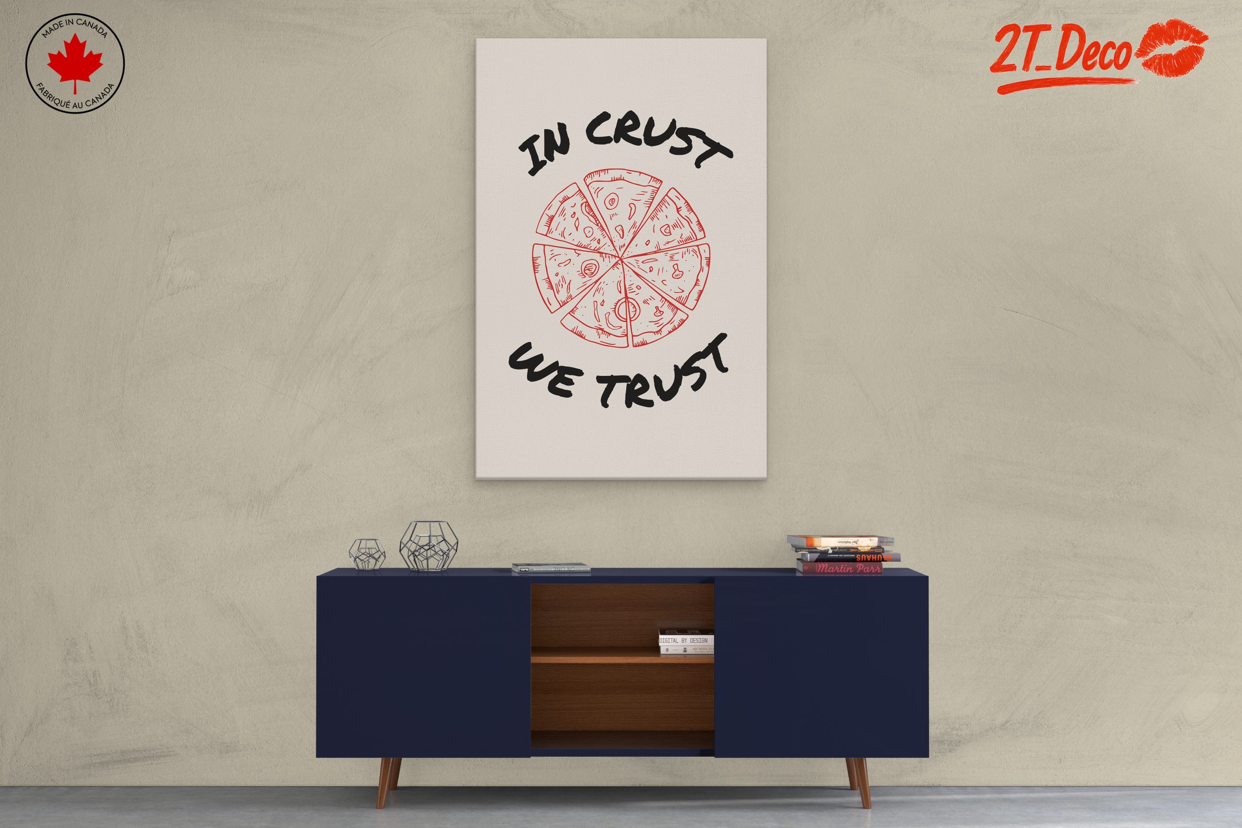 In Crust We Trust Pizza Artwork - Image 3