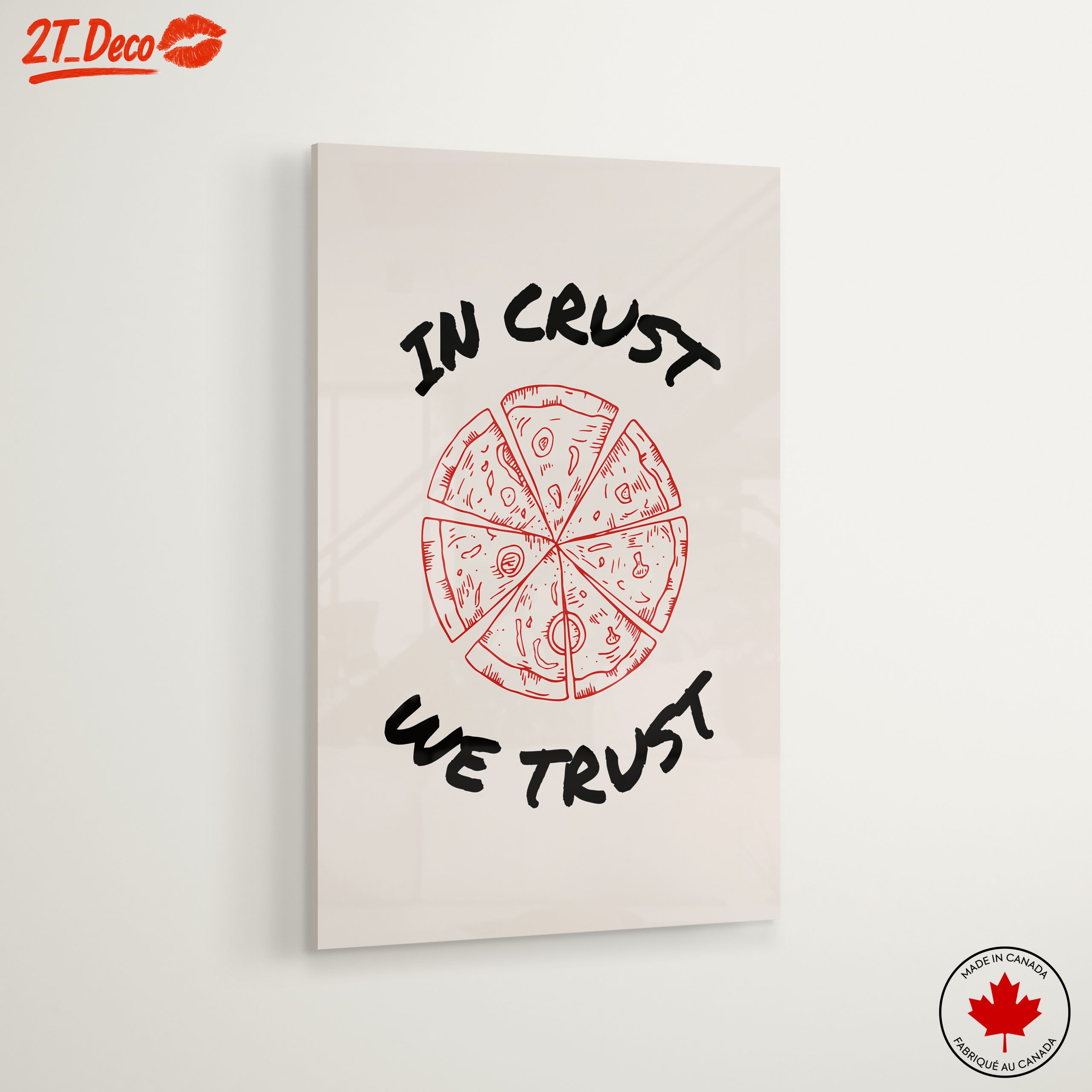In Crust We Trust Pizza Artwork - Image 6