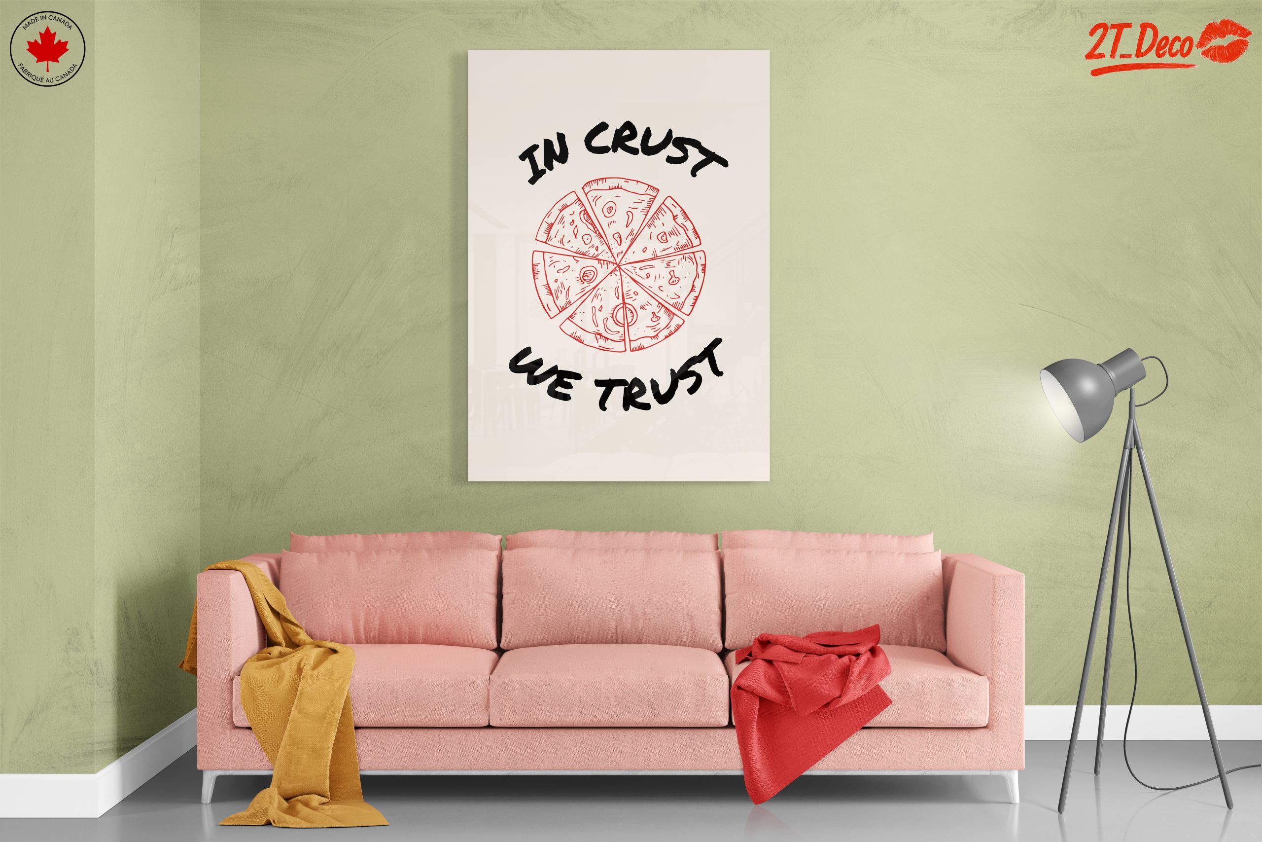 In Crust We Trust Pizza Artwork - Image 7