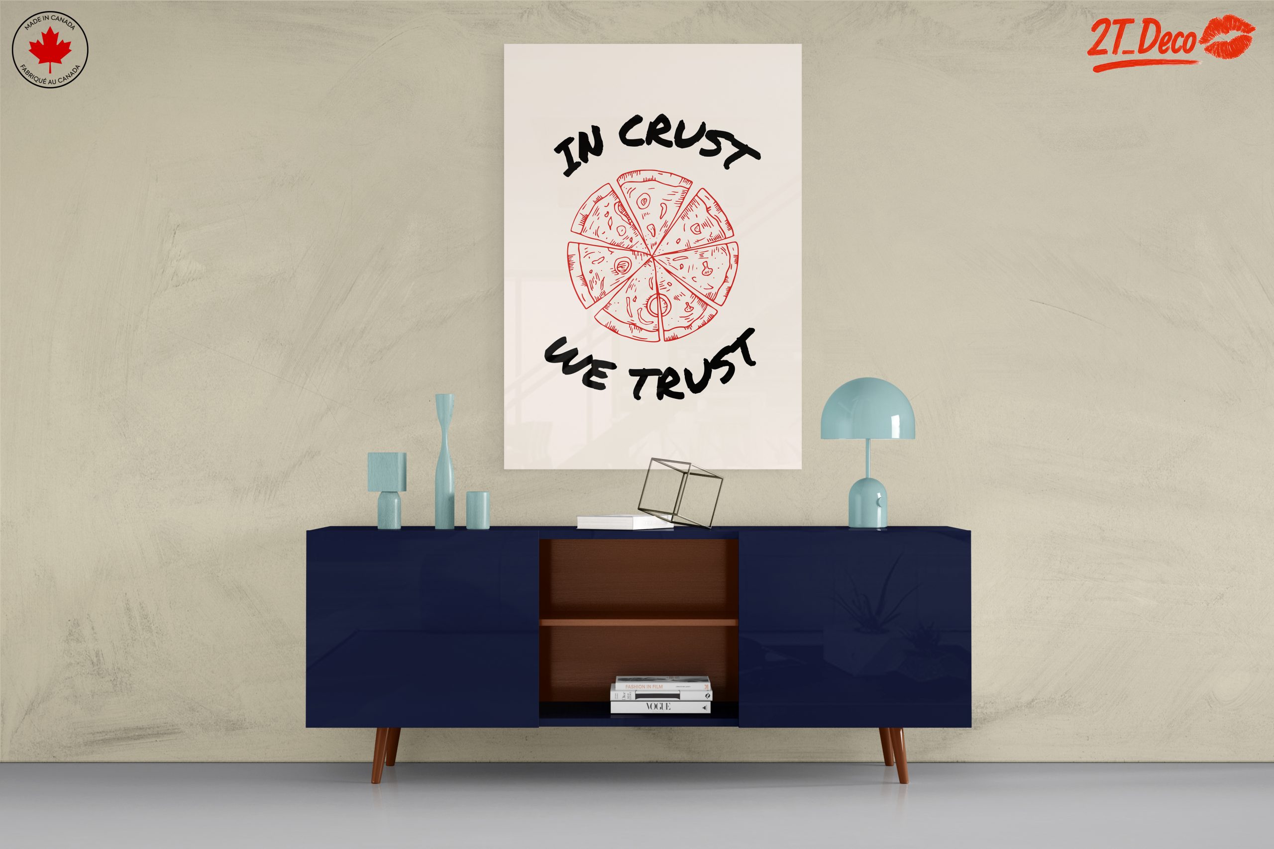 In Crust We Trust Pizza Artwork - Image 8