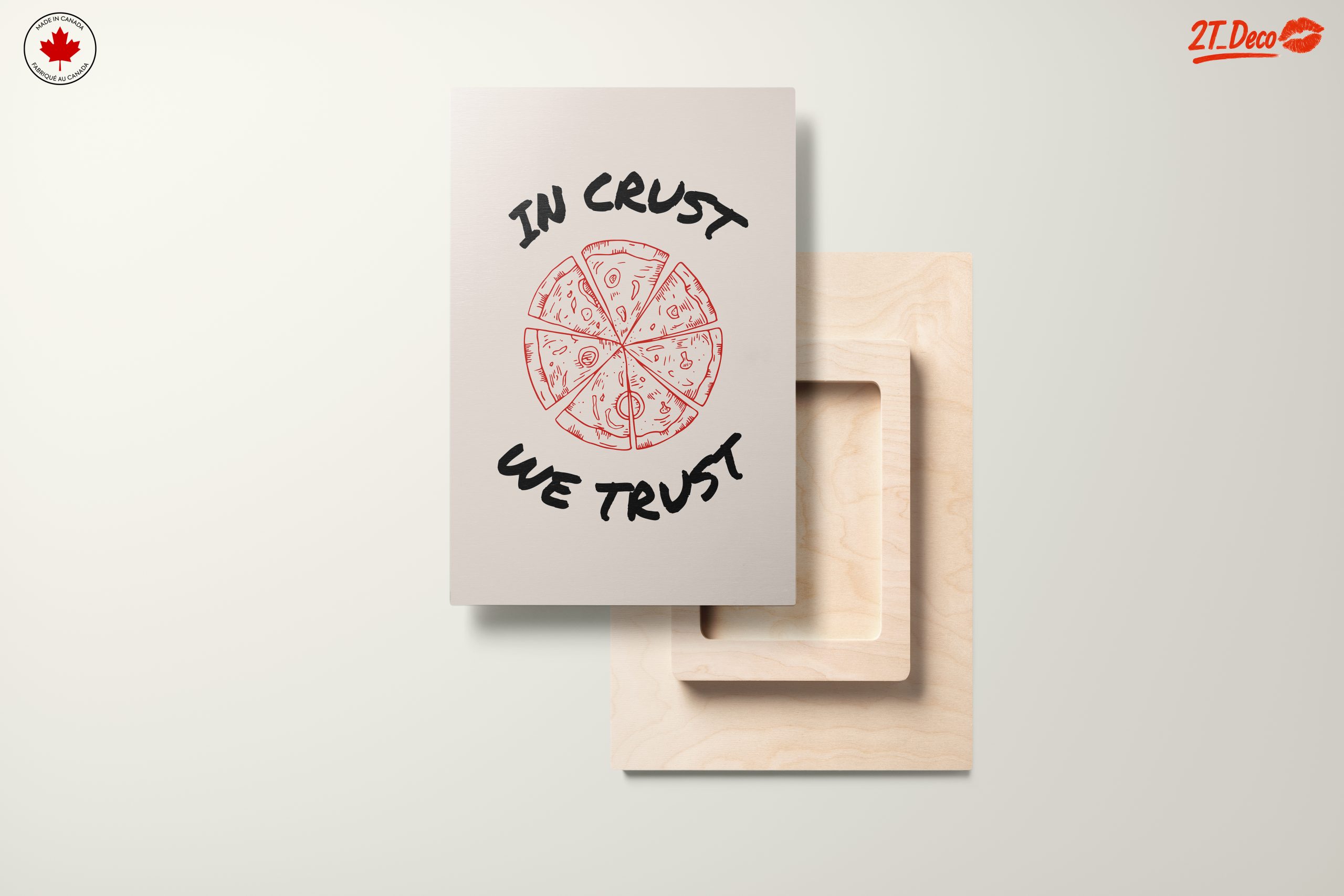 In Crust We Trust Pizza Artwork - Image 11