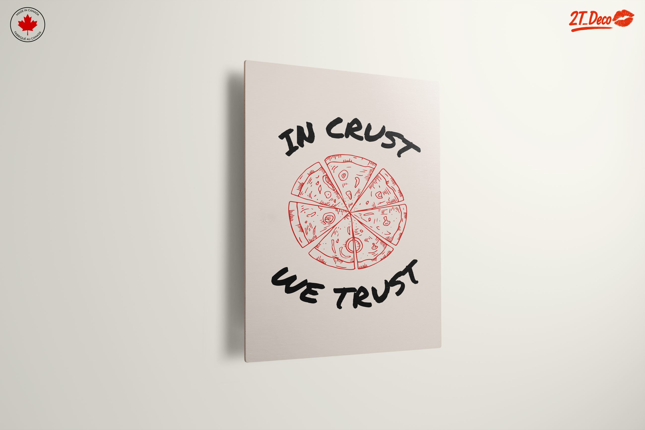 In Crust We Trust Pizza Artwork - Image 13