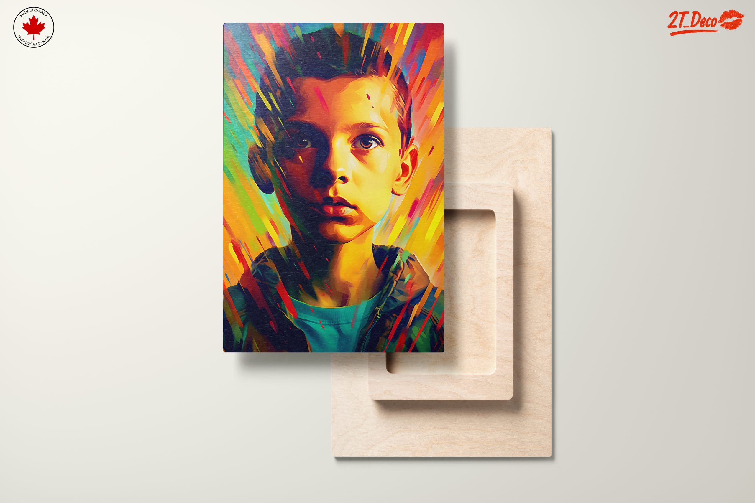 Vibrant Contemporary Portrait of a Young Boy - Image 11