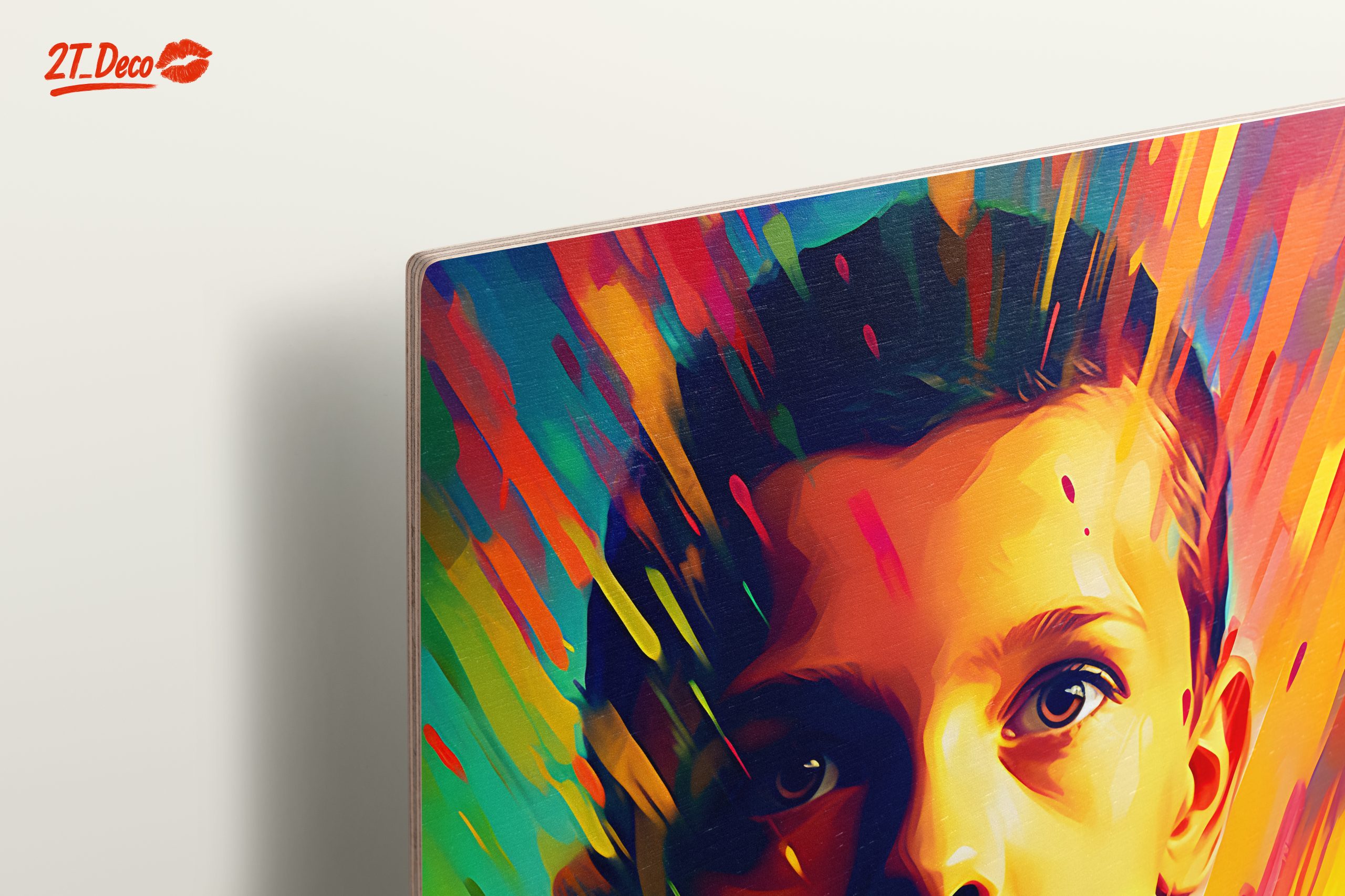 Vibrant Contemporary Portrait of a Young Boy - Image 15