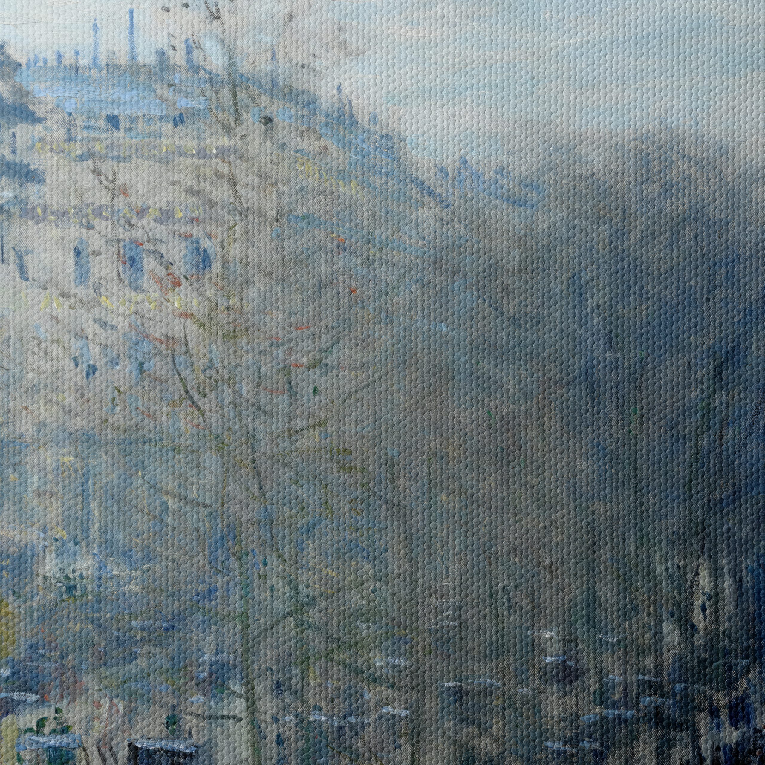 Urban Impressionist Scene with Crowds - Image 4