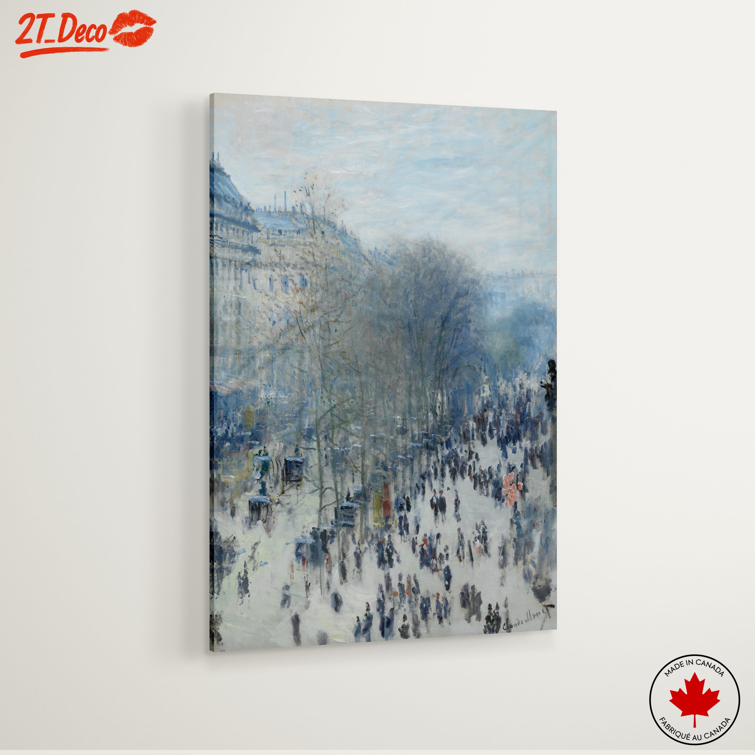 Urban Impressionist Scene with Crowds - Image 6