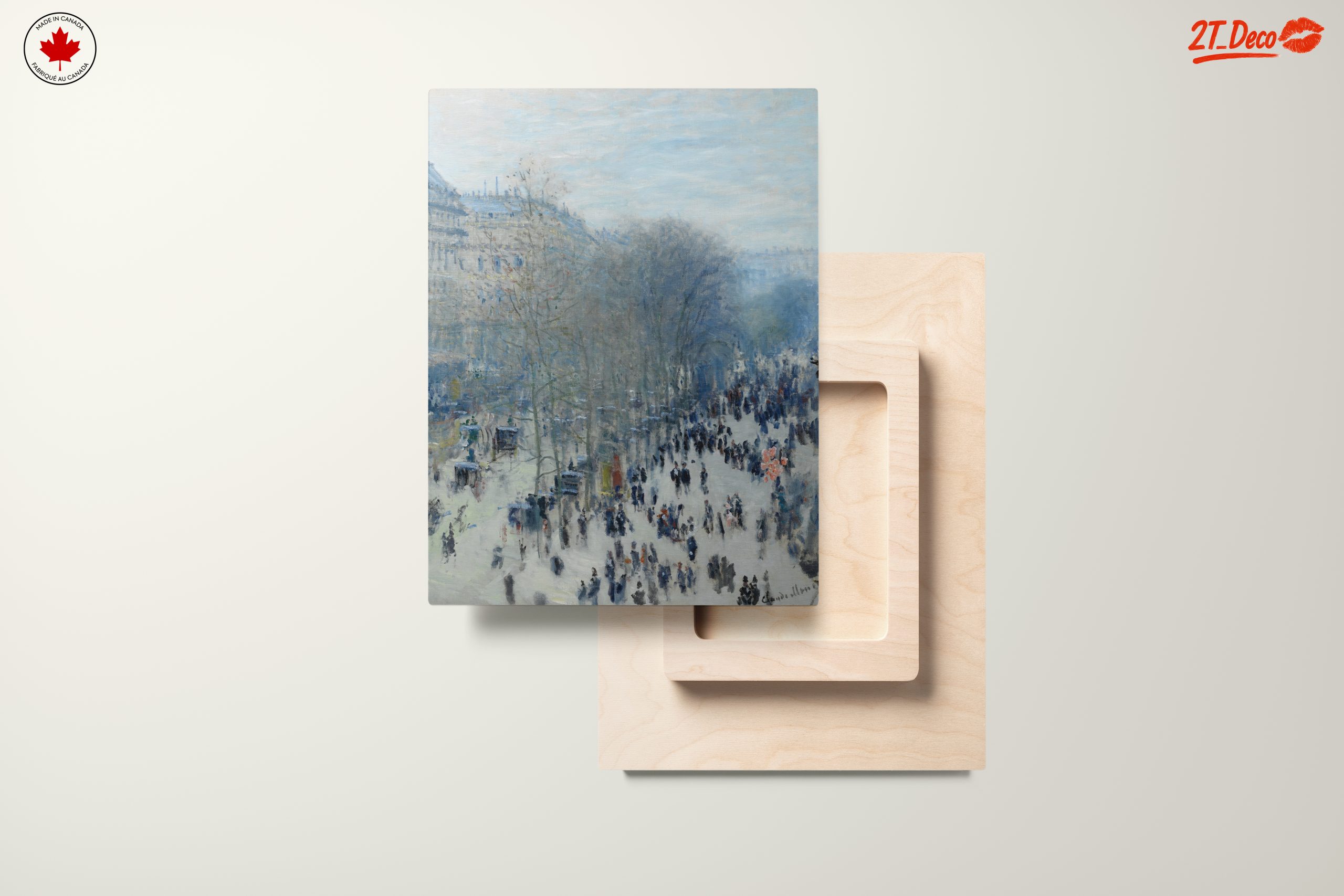 Urban Impressionist Scene with Crowds - Image 11