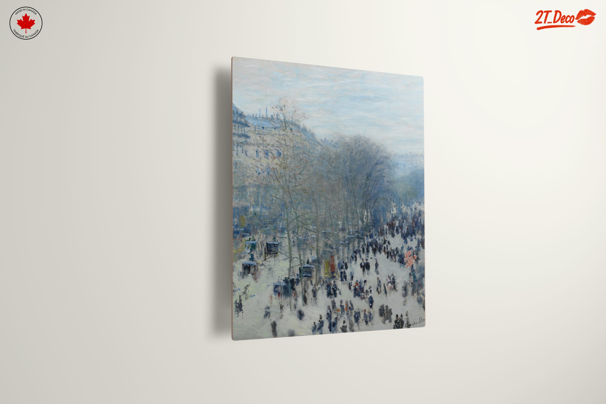 Urban Impressionist Scene with Crowds - Image 13