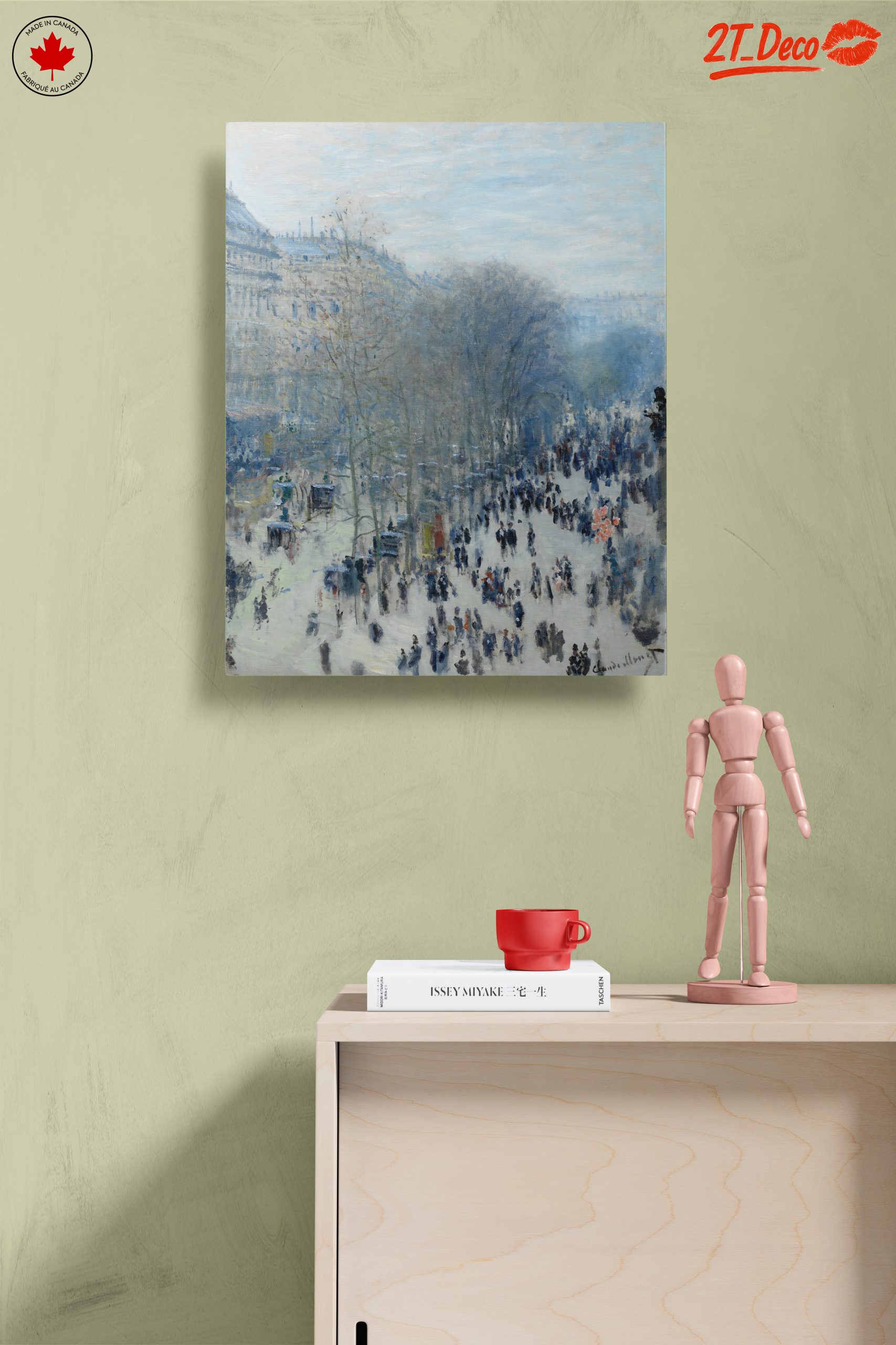 Urban Impressionist Scene with Crowds - Image 14
