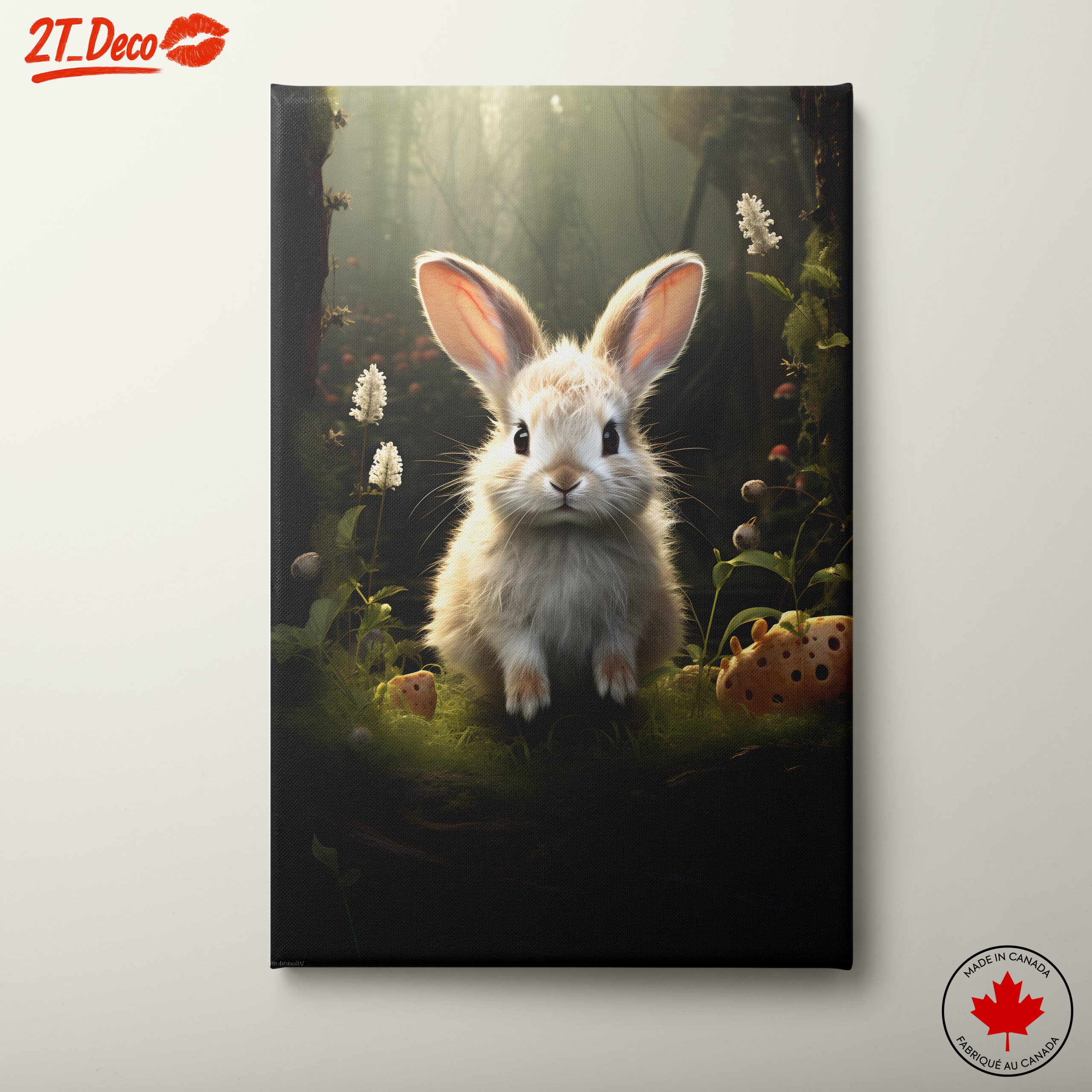 Adorable Bunny in Whimsical Forest